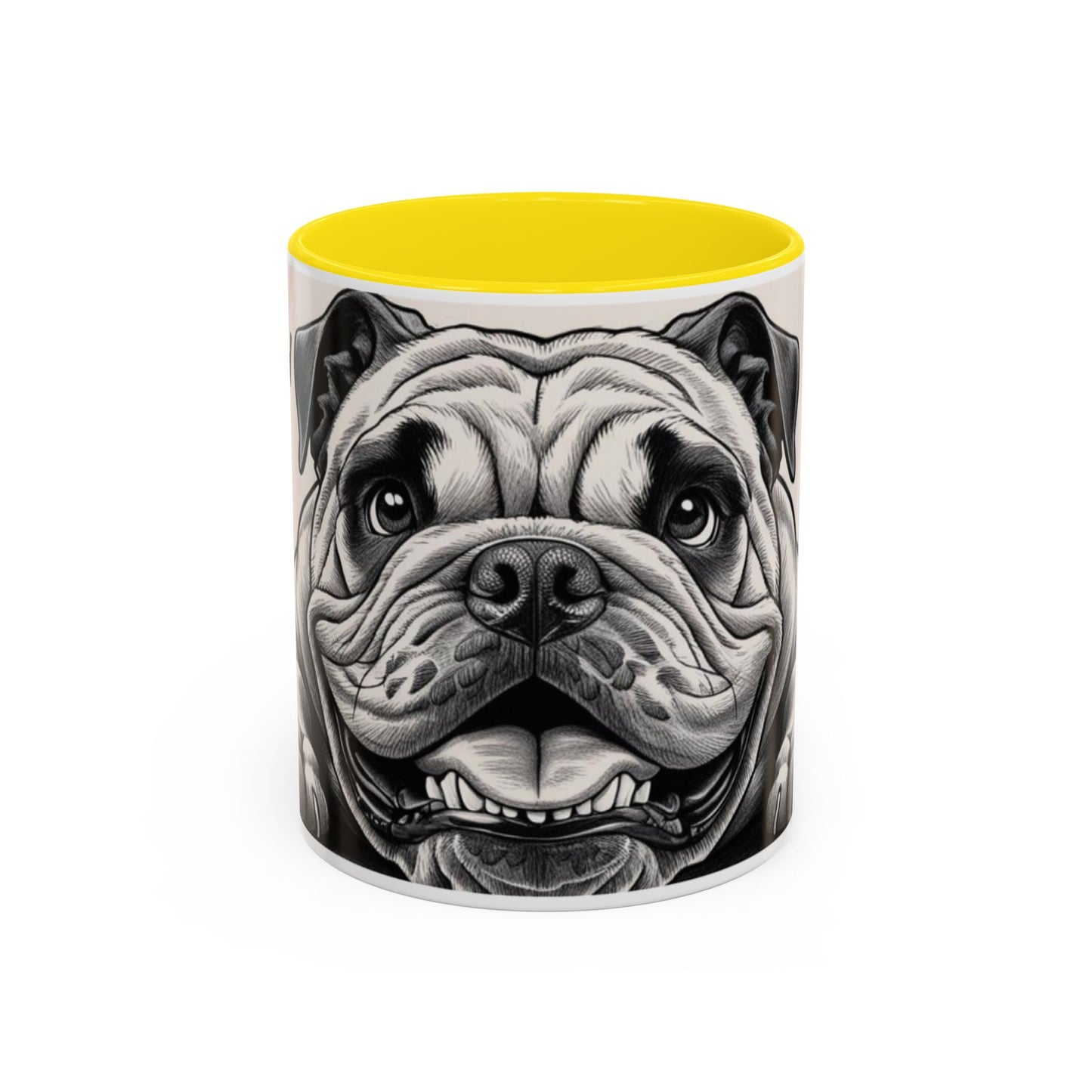 Cute Bulldog Coffee Mug - Accent Your Morning with Adorable Pet Art