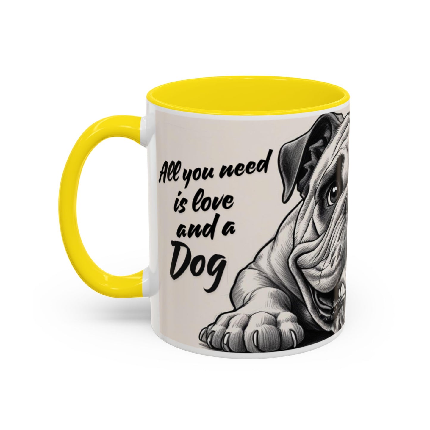 Cute Bulldog Coffee Mug - Accent Your Morning with Adorable Pet Art
