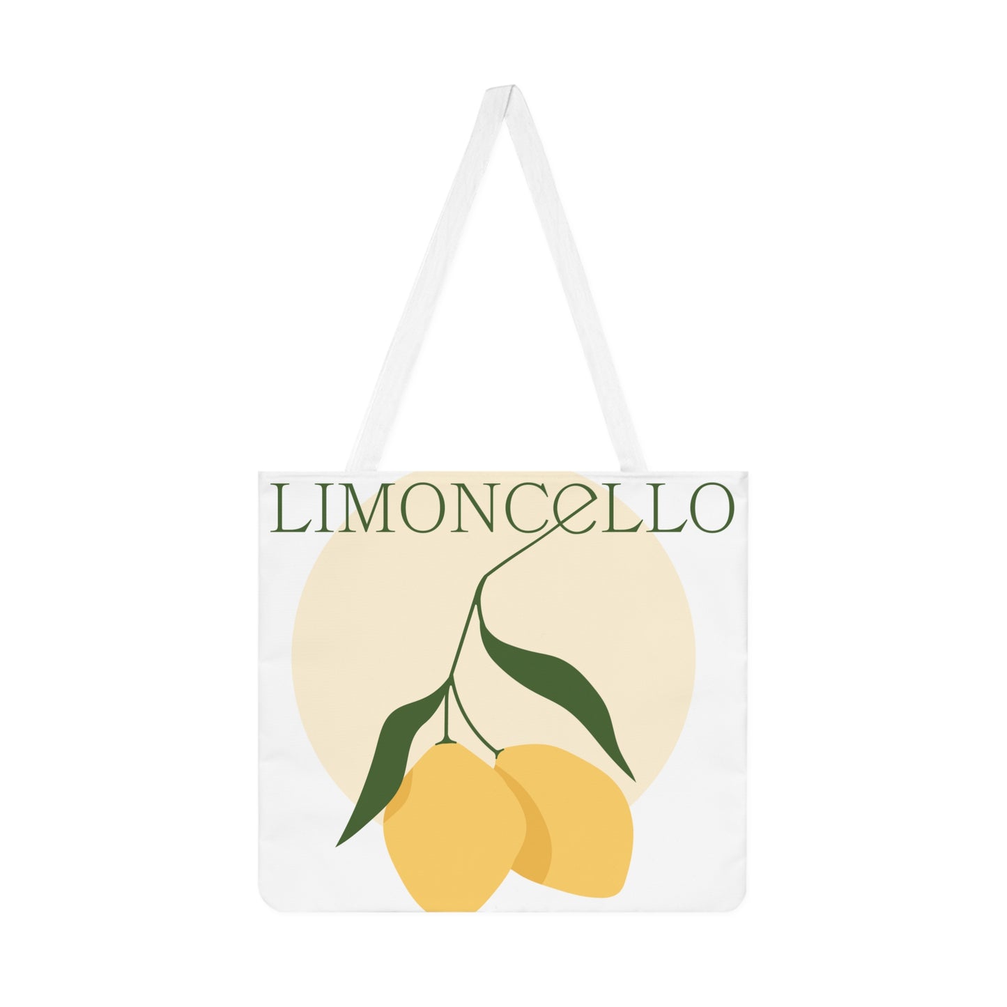 Limoncello Shoulder Tote Bag - Stylish Eco-Friendly Carryall