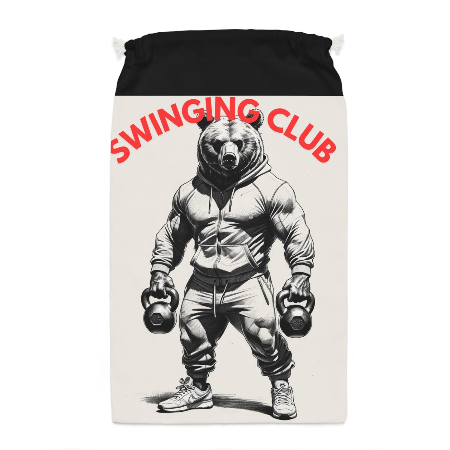 Gorilla Themed Sack, Funny Gift for Martial Arts Lovers, Coffee Sack, Unique Gym Bag, Funny Animal Decor