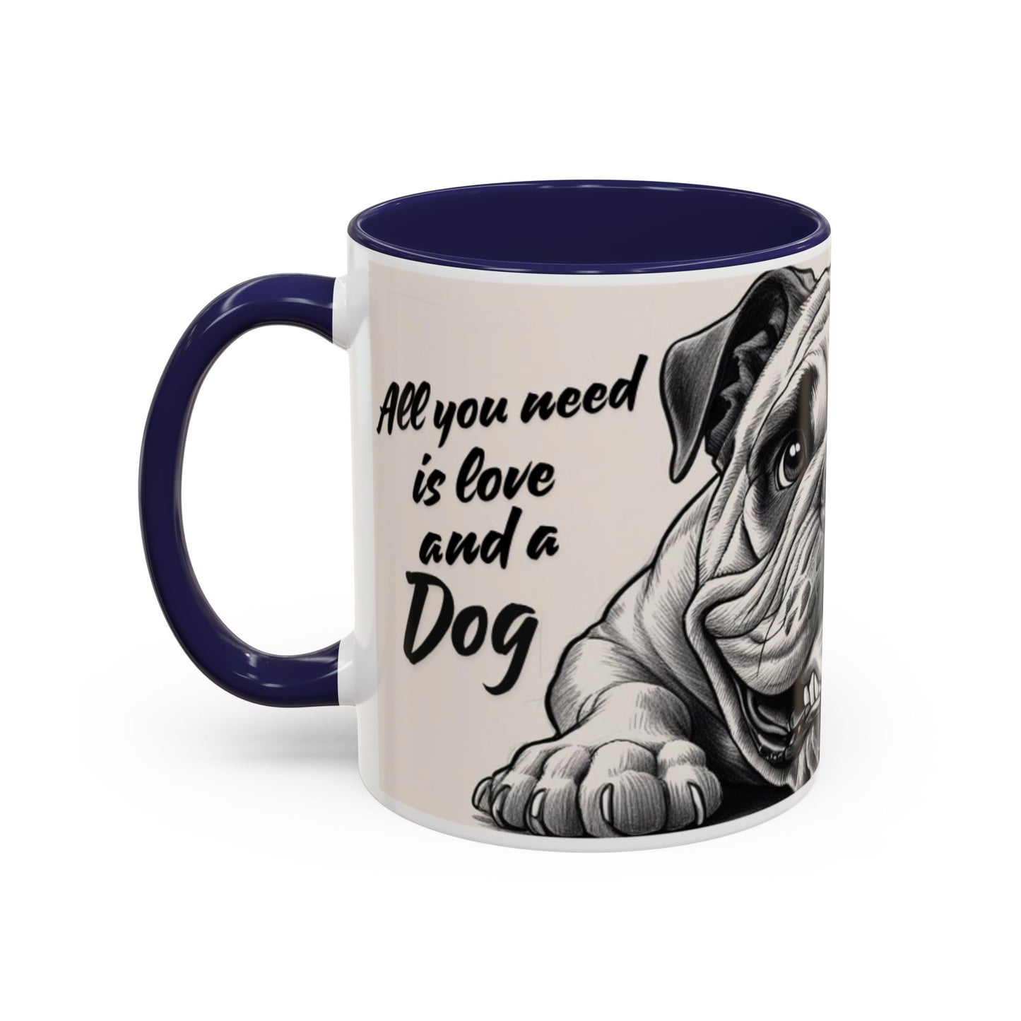 Cute Bulldog Coffee Mug - Accent Your Morning with Adorable Pet Art