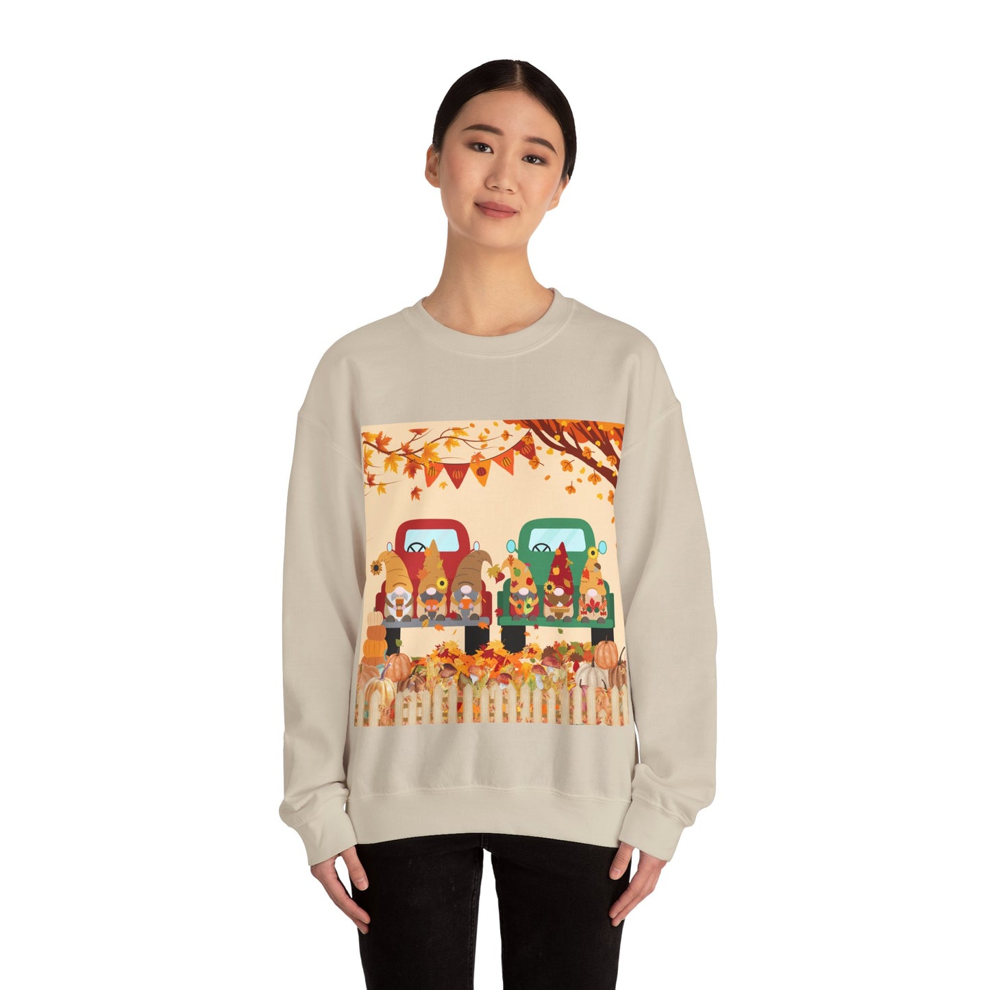 Fall-Themed Sweatshirt, Cozy Unisex Crewneck, Autumn Vibes, Perfect for Thanksgiving, Gifts for Her, Seasonal Fashion