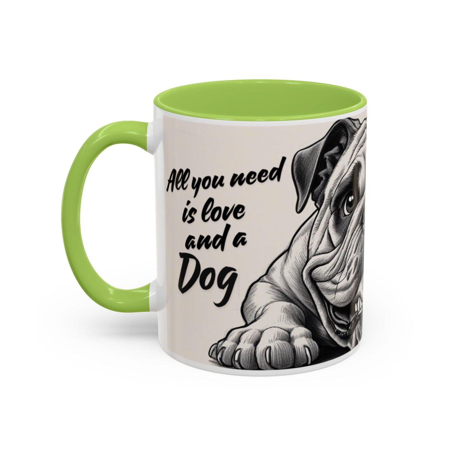 Cute Bulldog Coffee Mug - Accent Your Morning with Adorable Pet Art