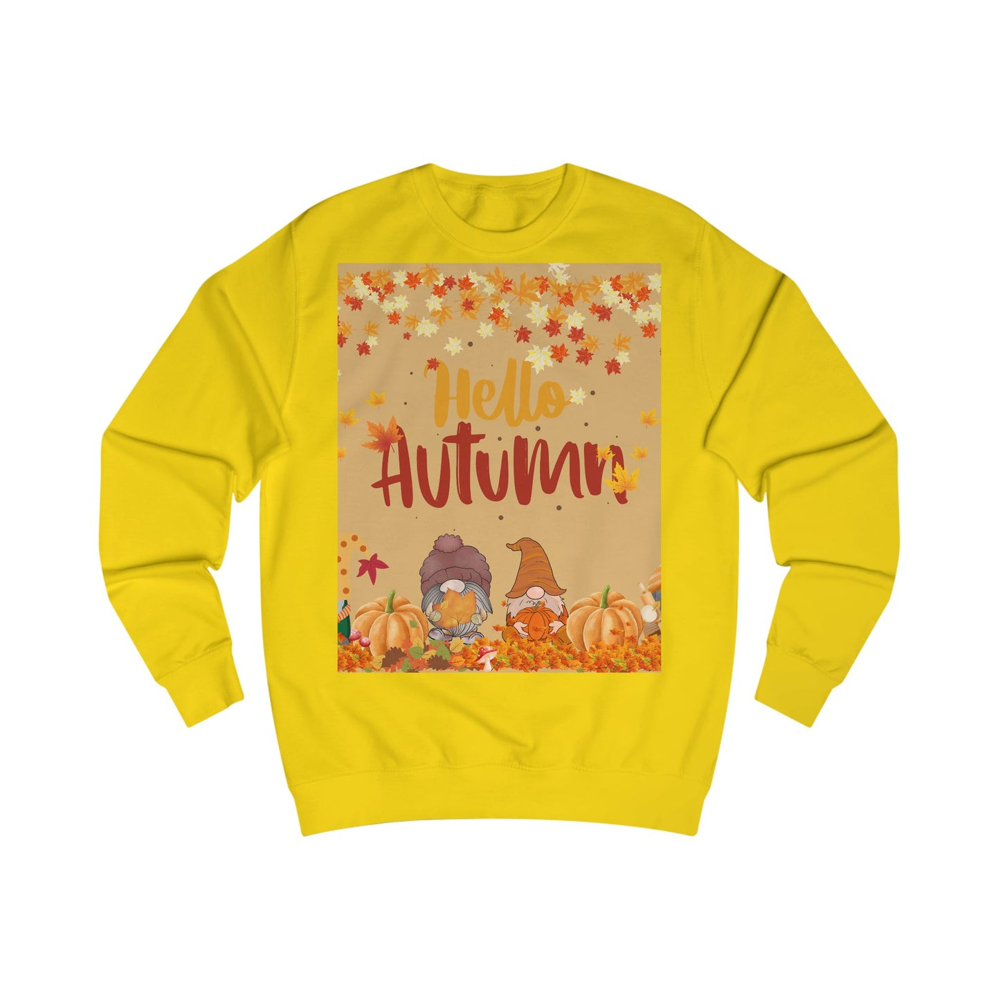Autumn Gnome Sweatshirt, Cozy Fall Jumper, Perfect Gift for Halloween, Thanksgiving Apparel, Seasonal Fashion