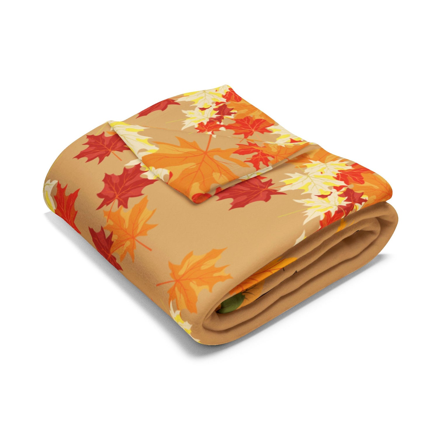 Autumn Fleece Blanket, Cozy Fall Decor, Seasonal Home Accessory, Autumnal Gift, Warm Throw for Chilly Days