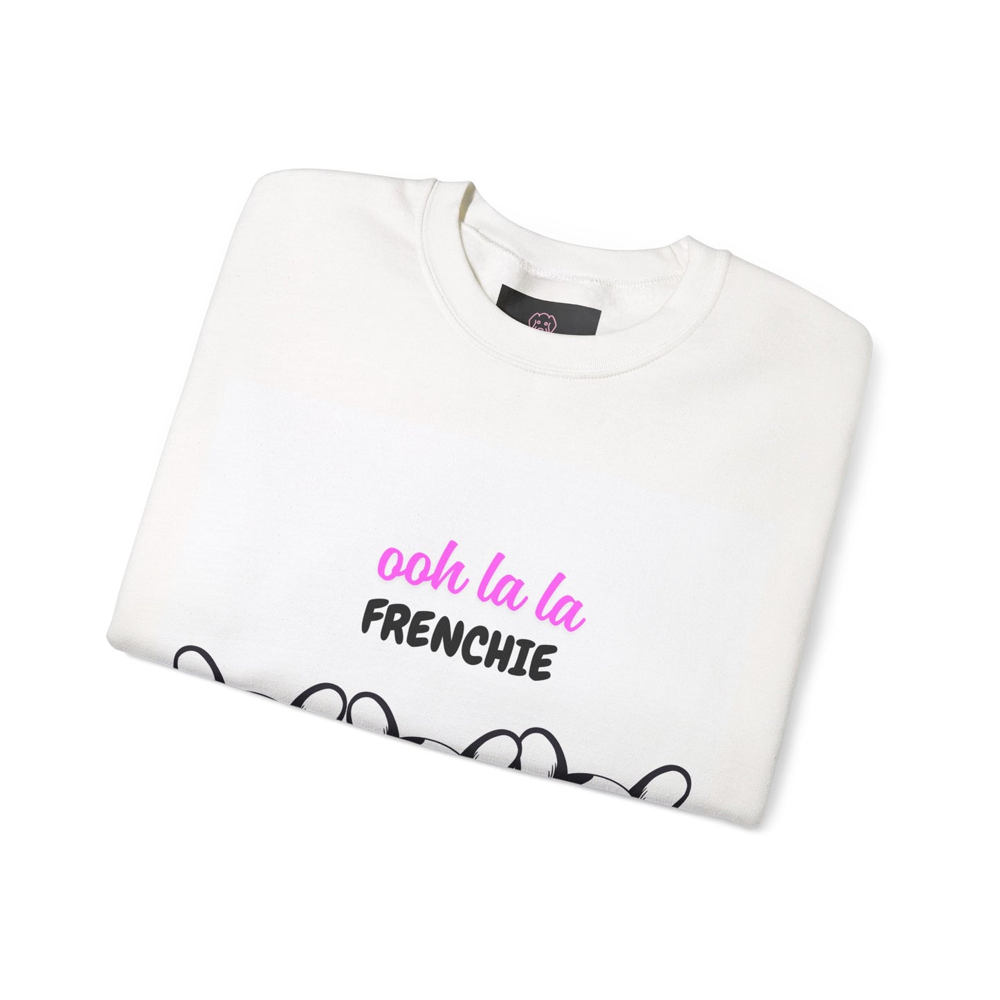 Chic French Bulldog Sweatshirt, Cute Dog Lover Gift, Casual Cozy Crew, Pet Owner Apparel, Fun Gift for Holidays