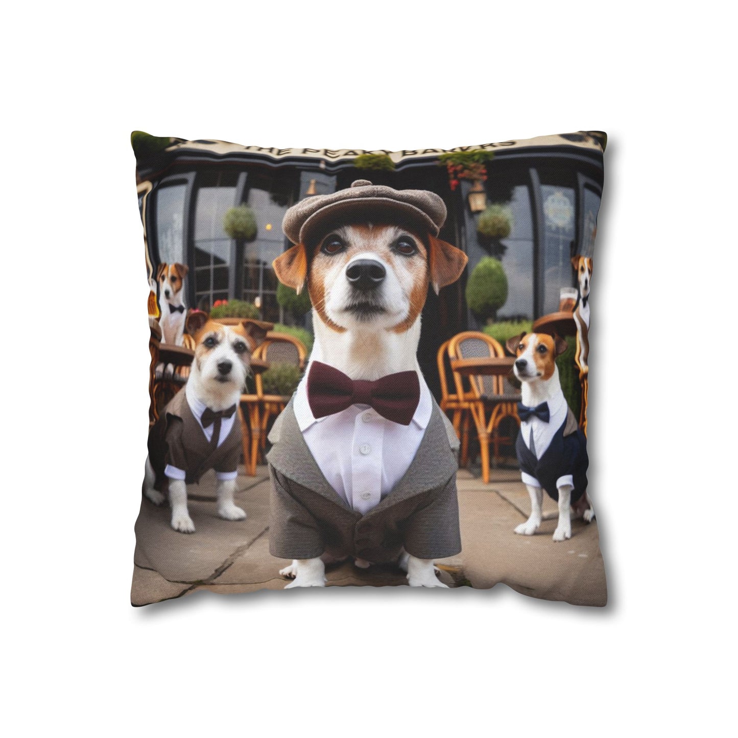 Spun Polyester Square Pillowcase