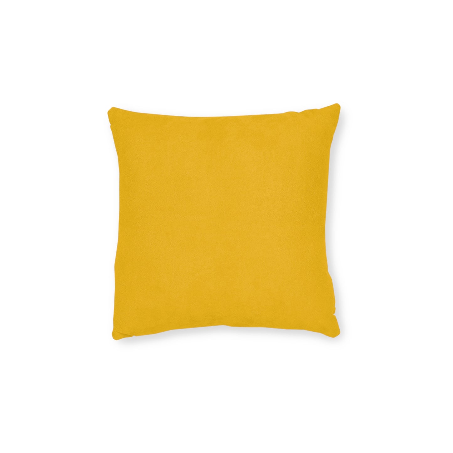 Botanical Floral Square Pillow – Bright Yellow Floral Design for Cozy Home Décor