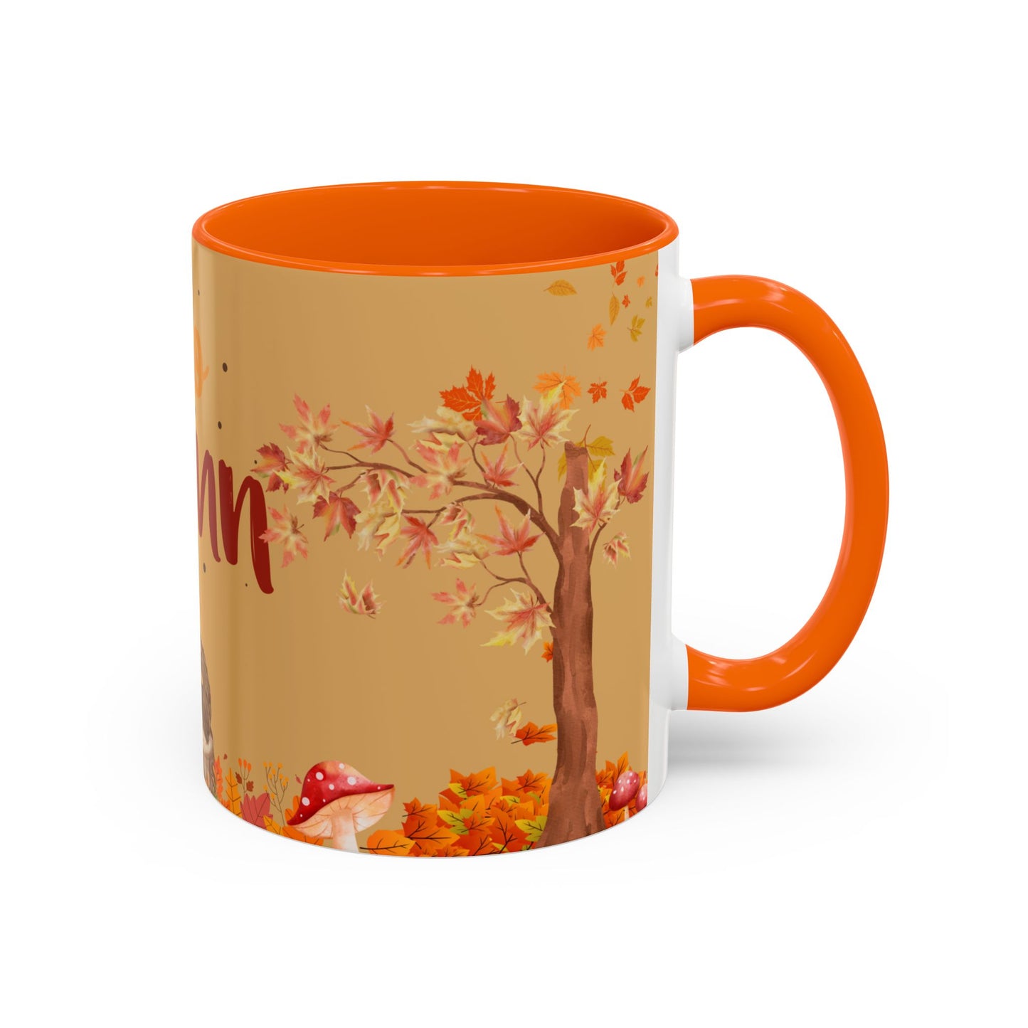 Autumn-Themed Coffee Mug, Seasonal Gift, Fall Decor, Cute Hedgehog Cup, Hello Autumn Mug, Perfect for Cozy Mornings