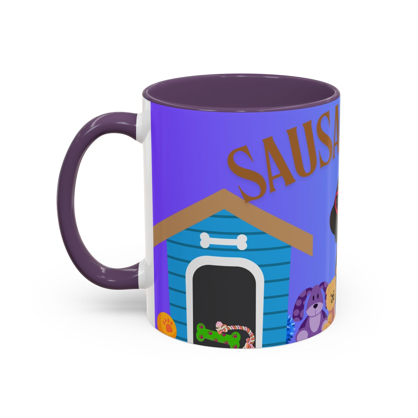 Whimsical Dog-Themed Coffee Mug, Cute Dog Mug, Gifts for Dog Lovers, Pet Owner Mug, Fun Canine Mug, Sausage Dog Coffee Cup