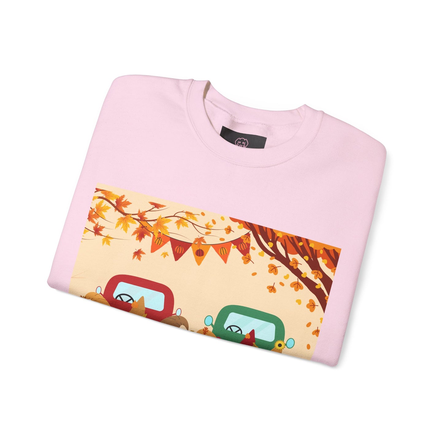 Fall-Themed Sweatshirt, Cozy Unisex Crewneck, Autumn Vibes, Perfect for Thanksgiving, Gifts for Her, Seasonal Fashion