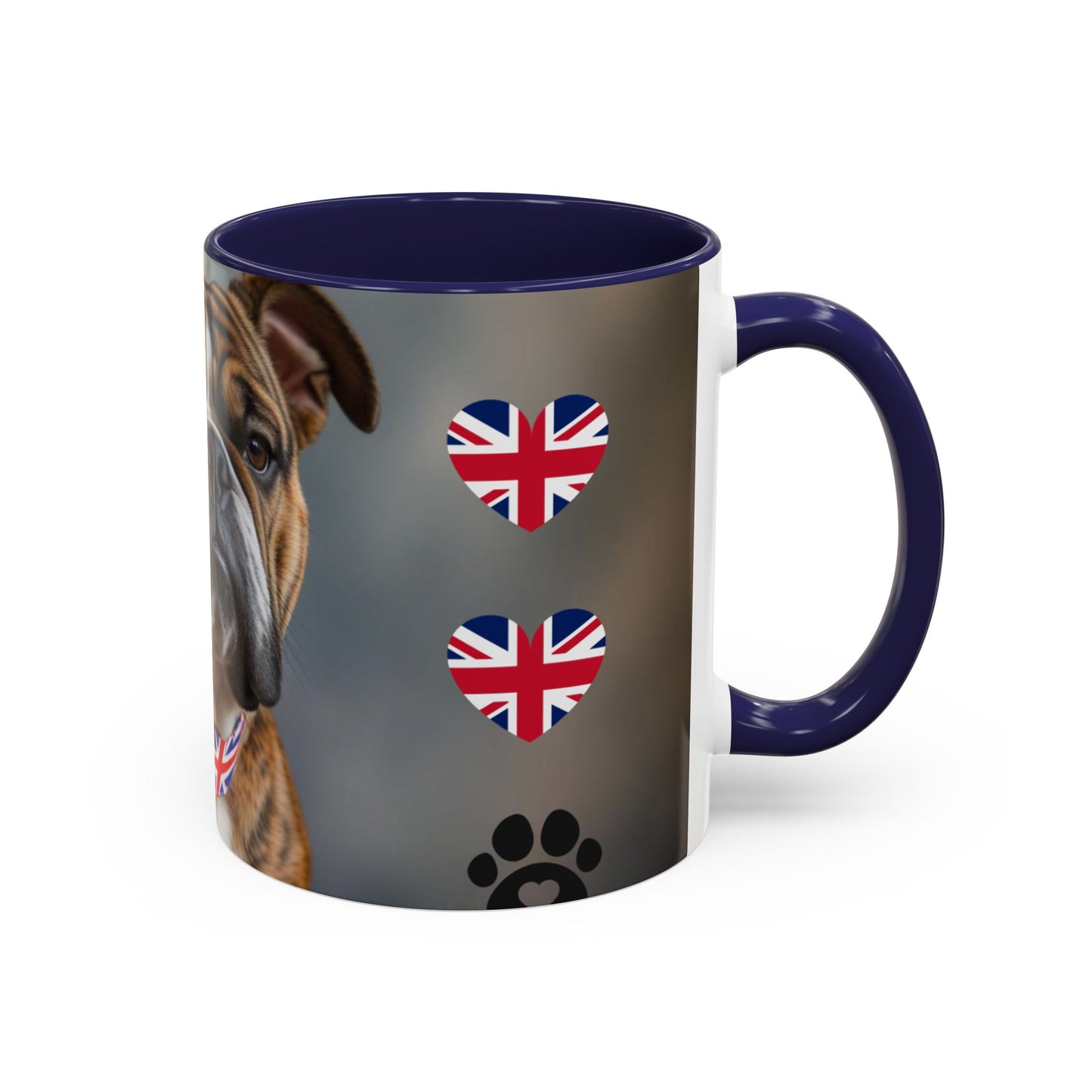 British Bulldog Accent Coffee Mug - Unique Pet Lover Gift, Dog-Themed Drinkware, Funny Dog Mug, Pet Parent Gift, Home & Kitchen Decor