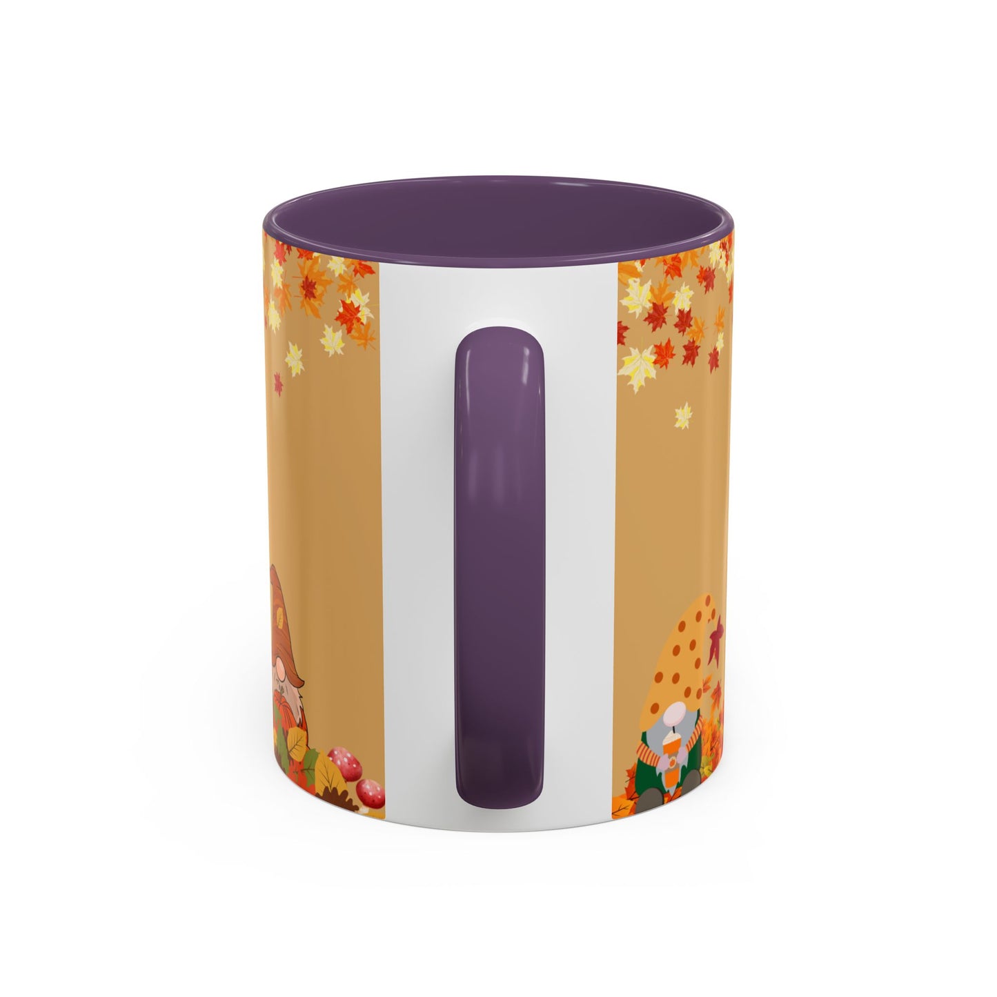Autumn Accent Coffee Mug - Fall Decor, Seasonal Gift, Thanksgiving, Cozy Hot Beverage Cup, Autumn Vibes