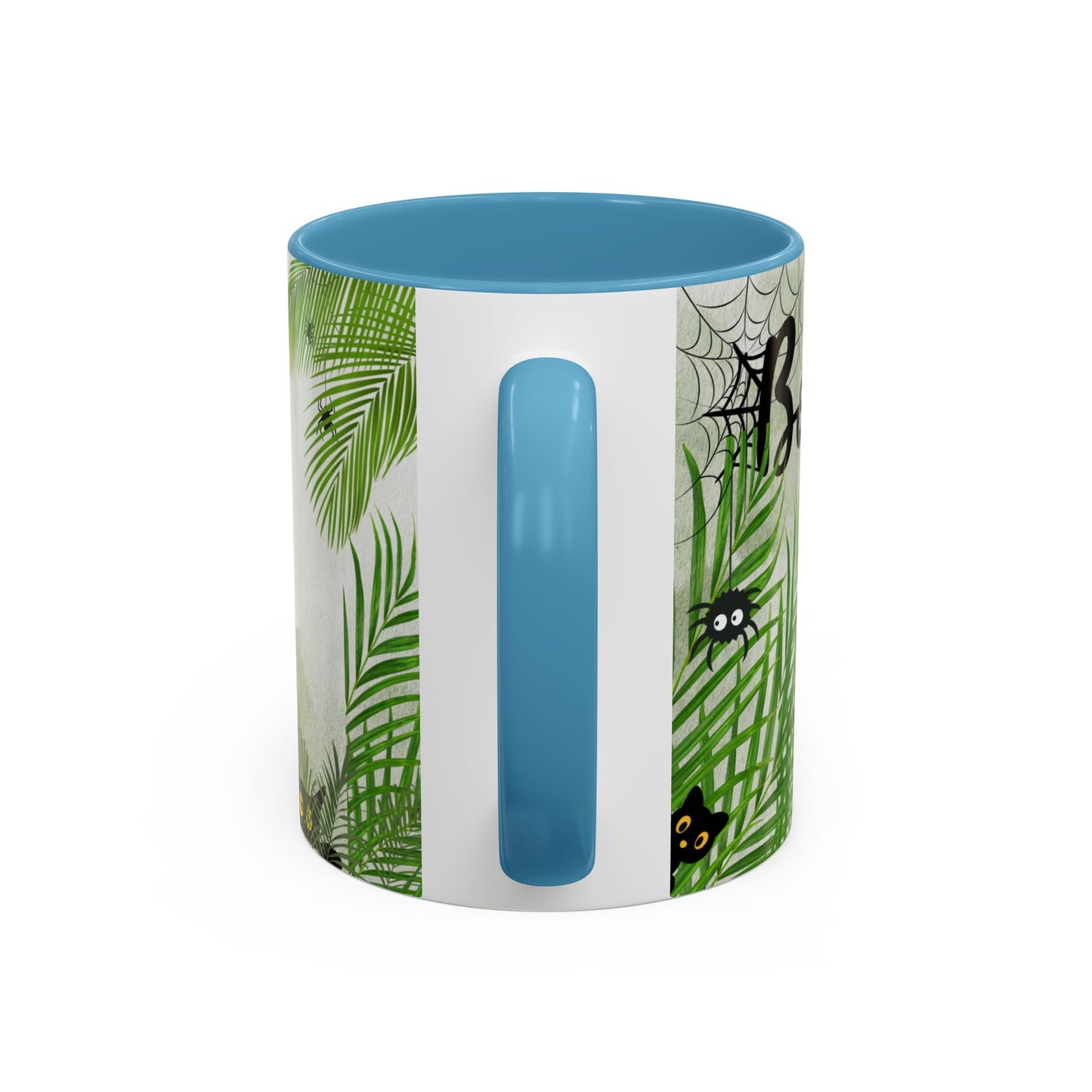 Spider Web Accent Coffee Mug | Halloween Decor, Gift for Creepy Coffee Lovers, Unique Kitchenware, Spooky Mug for Fall