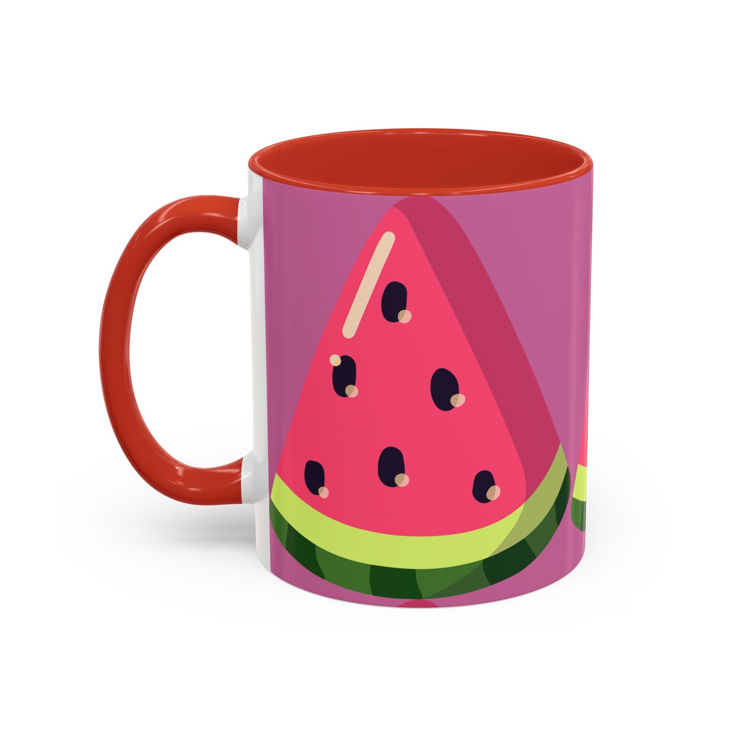 Fun Watermelon Accent Coffee Mug - Perfect for Summer & Tropical Vibes