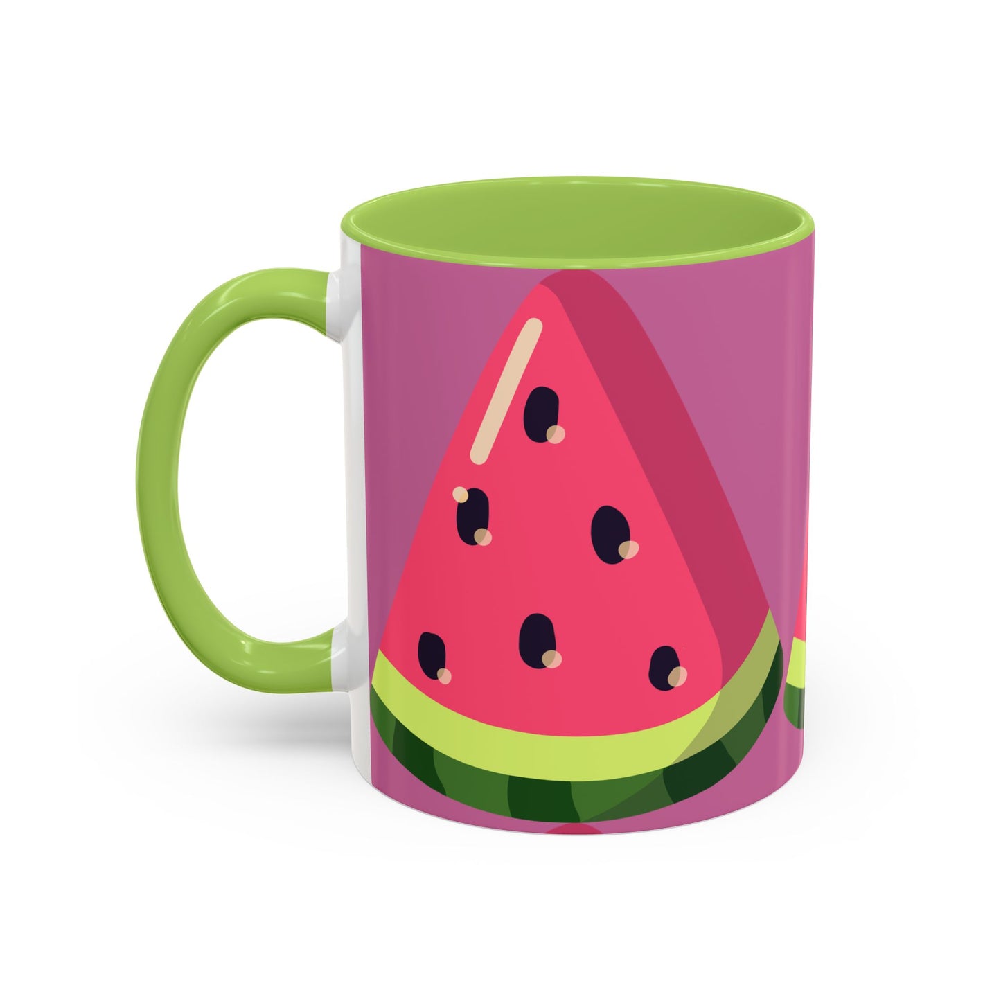 Fun Watermelon Accent Coffee Mug - Perfect for Summer & Tropical Vibes