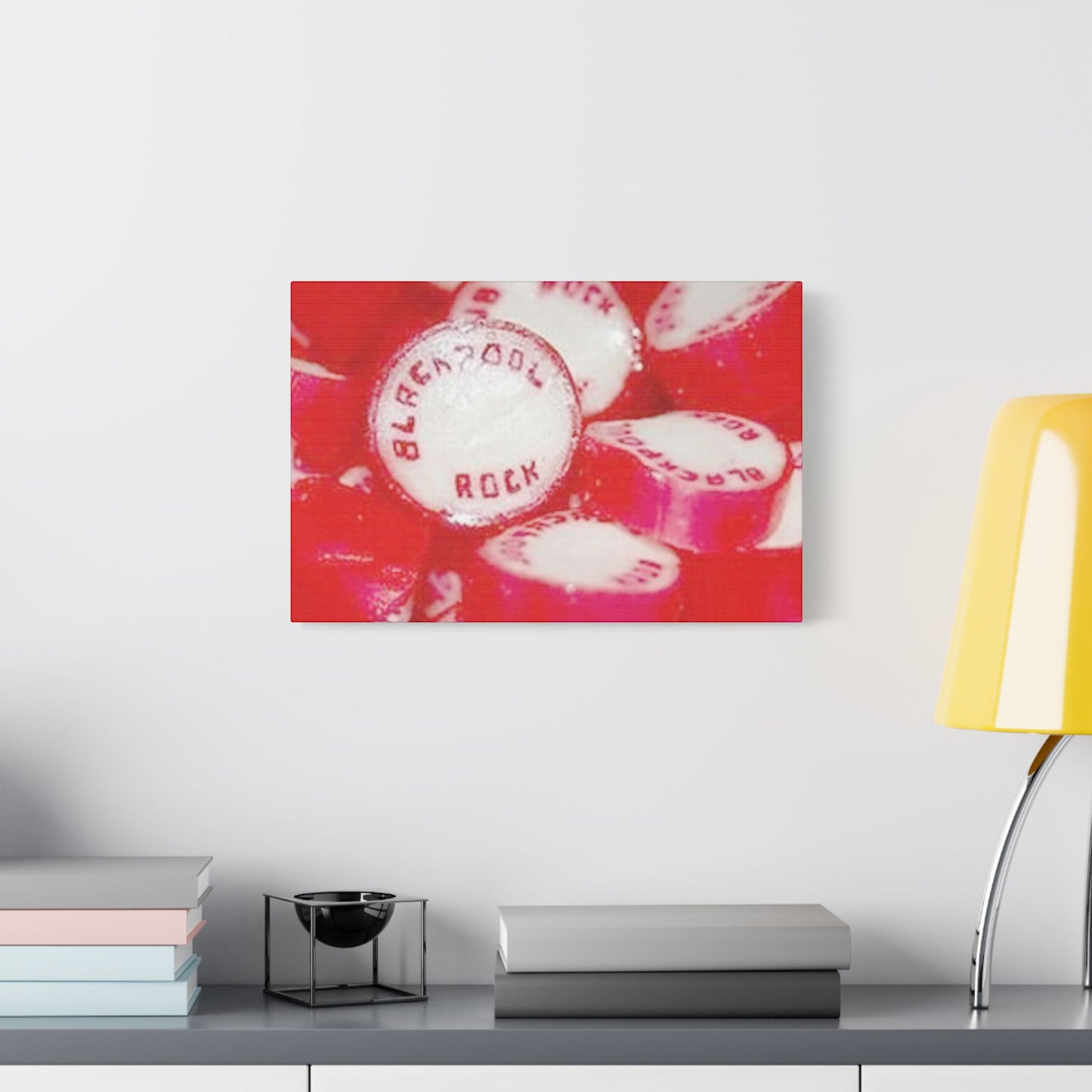 Bright and Playful Stretched Canvas Art, Beach House Decor, Fun Wall Art, Gift for Beach Lovers, Vibrant Home Decor