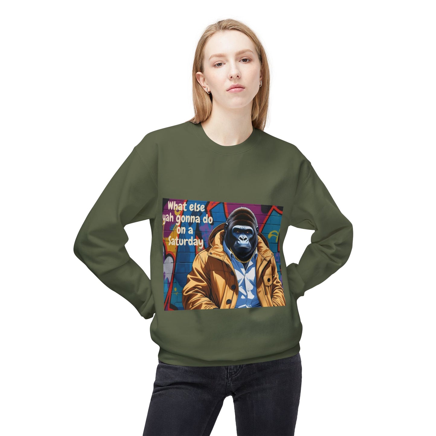 Unisex Midweight Softstyle Fleece Crewneck Sweatshirt