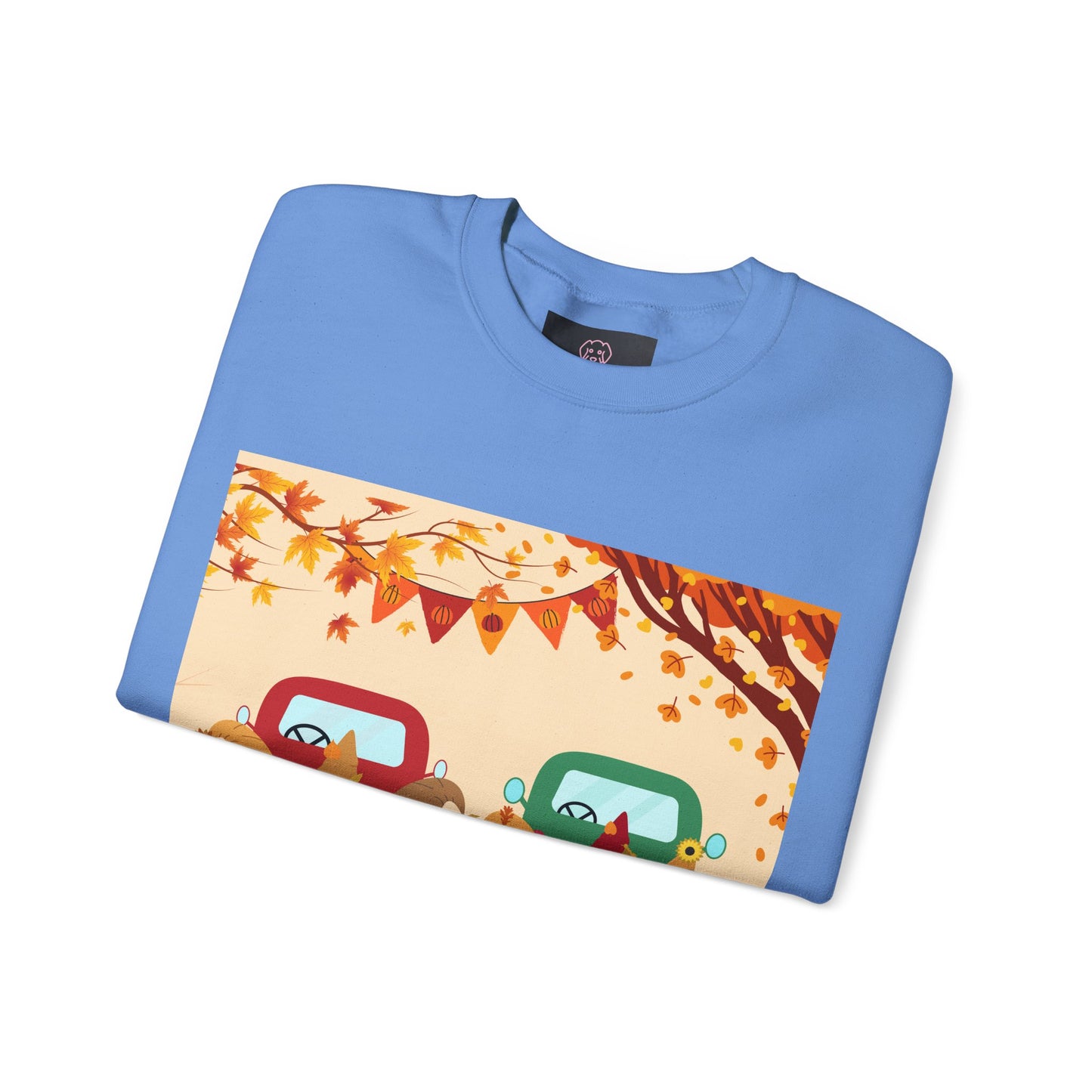 Fall-Themed Sweatshirt, Cozy Unisex Crewneck, Autumn Vibes, Perfect for Thanksgiving, Gifts for Her, Seasonal Fashion
