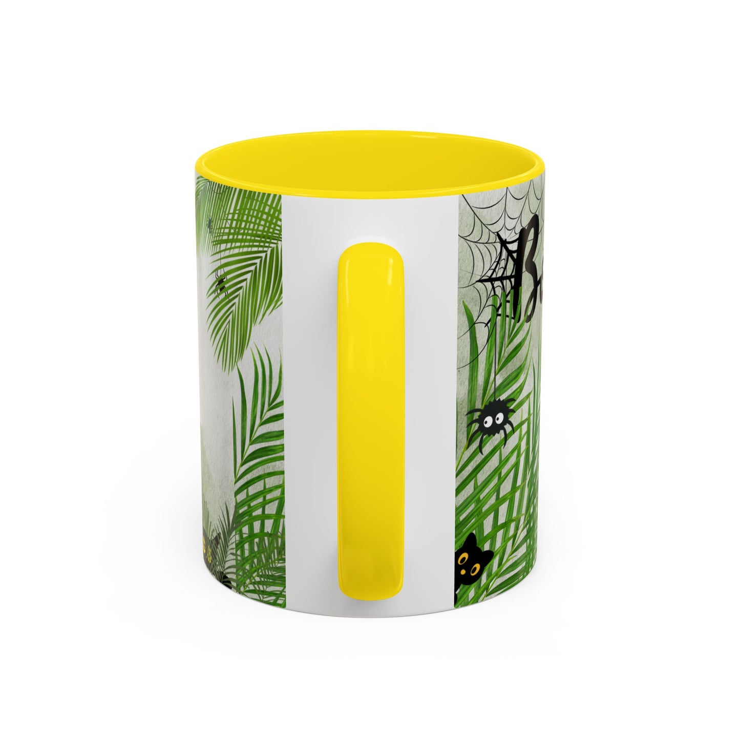 Spider Web Accent Coffee Mug | Halloween Decor, Gift for Creepy Coffee Lovers, Unique Kitchenware, Spooky Mug for Fall