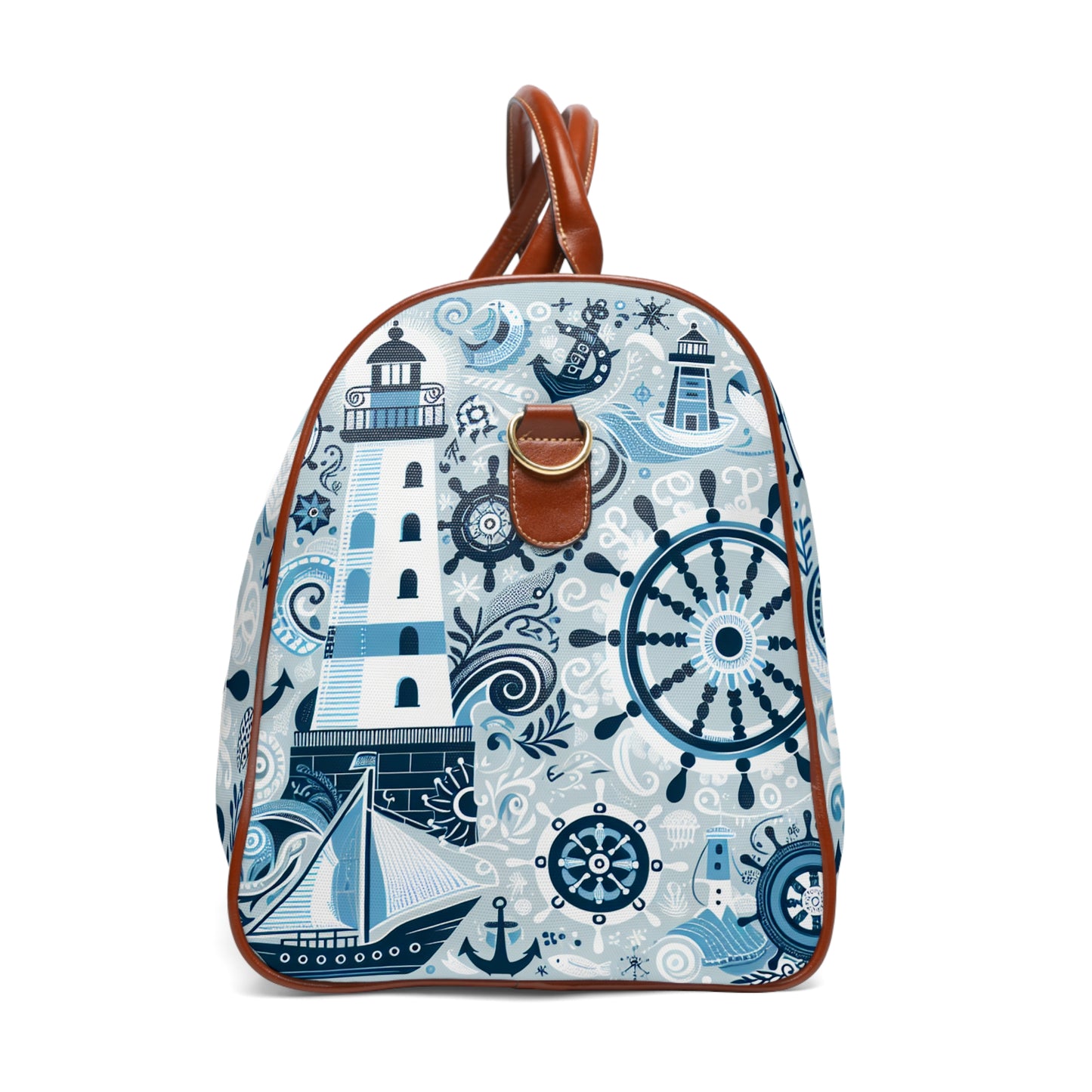 Nautical Waterproof Travel Bag - Stylish Gear for Adventurers