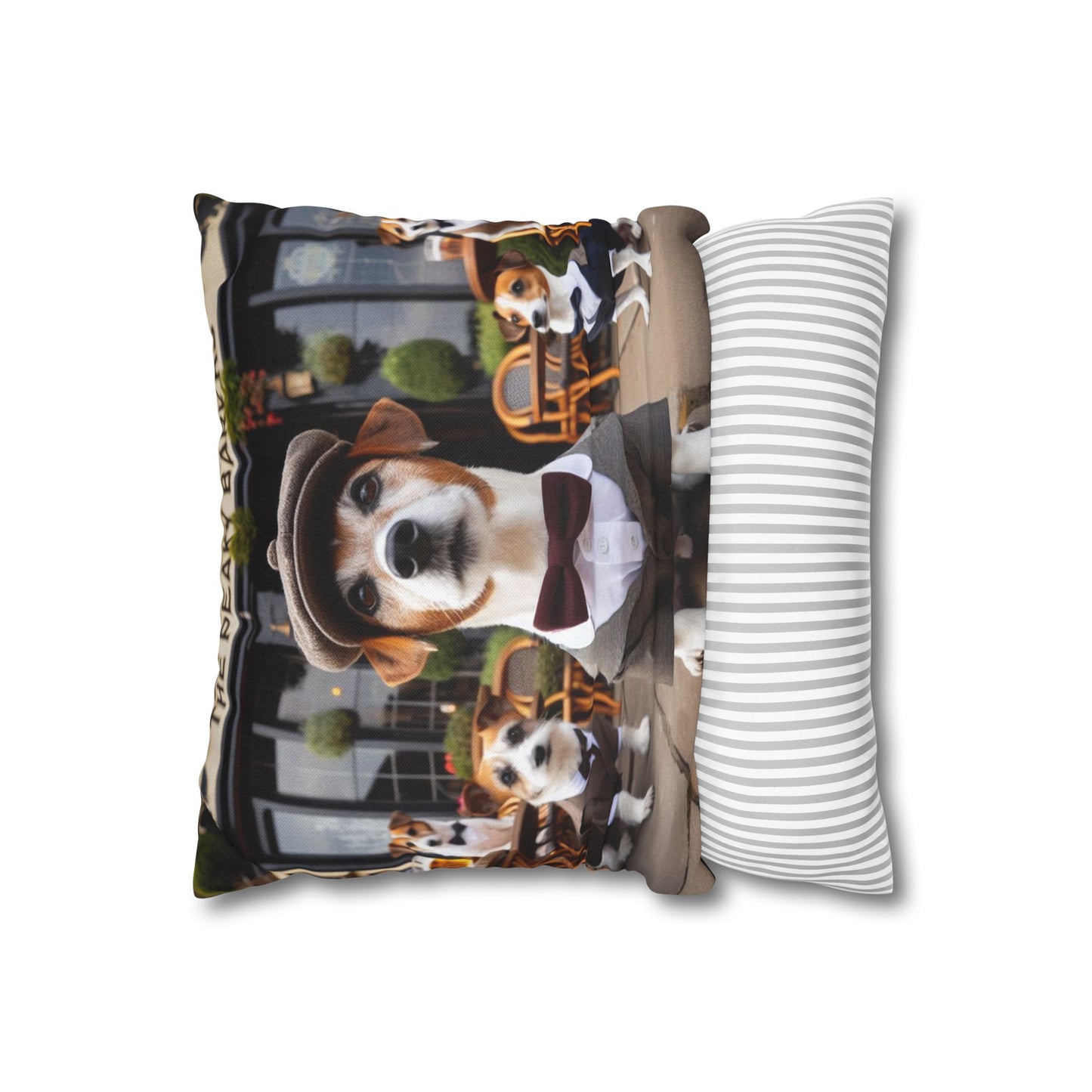 Spun Polyester Square Pillowcase