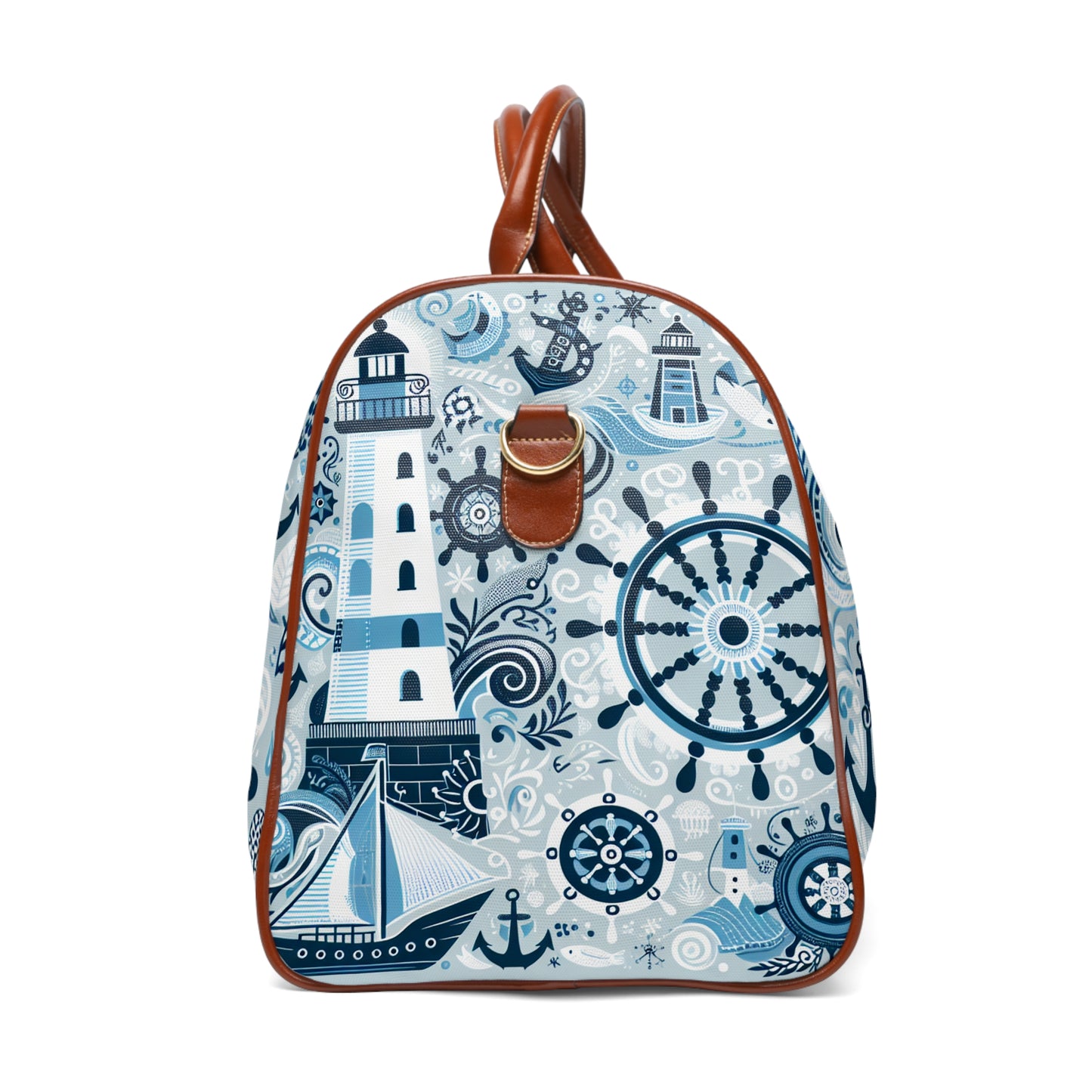 Nautical Waterproof Travel Bag - Stylish Gear for Adventurers