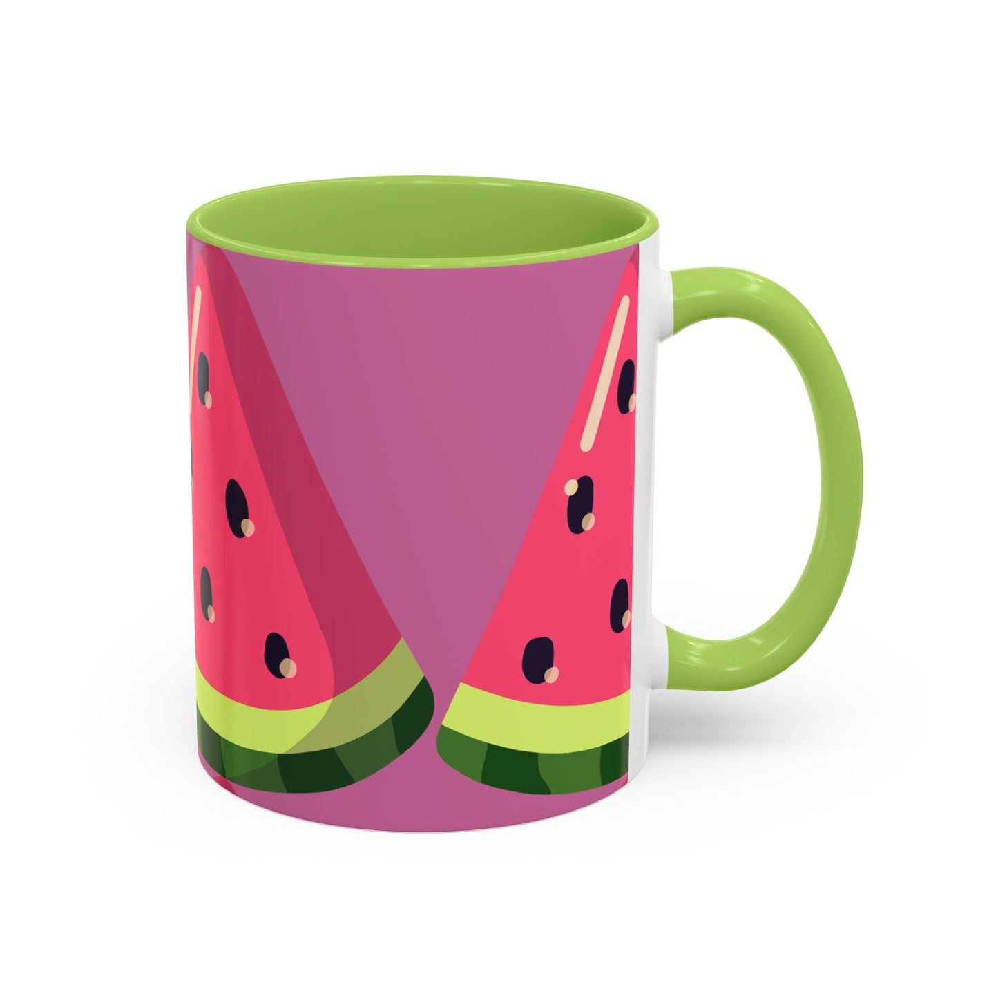 Fun Watermelon Accent Coffee Mug - Perfect for Summer & Tropical Vibes