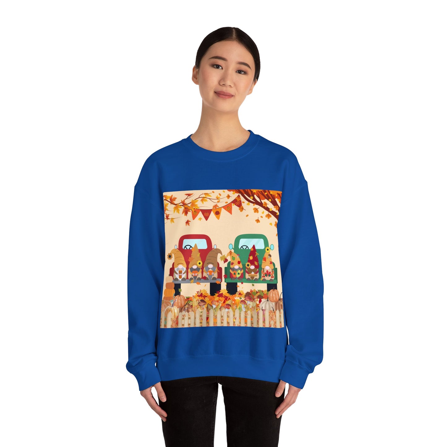 Fall-Themed Sweatshirt, Cozy Unisex Crewneck, Autumn Vibes, Perfect for Thanksgiving, Gifts for Her, Seasonal Fashion
