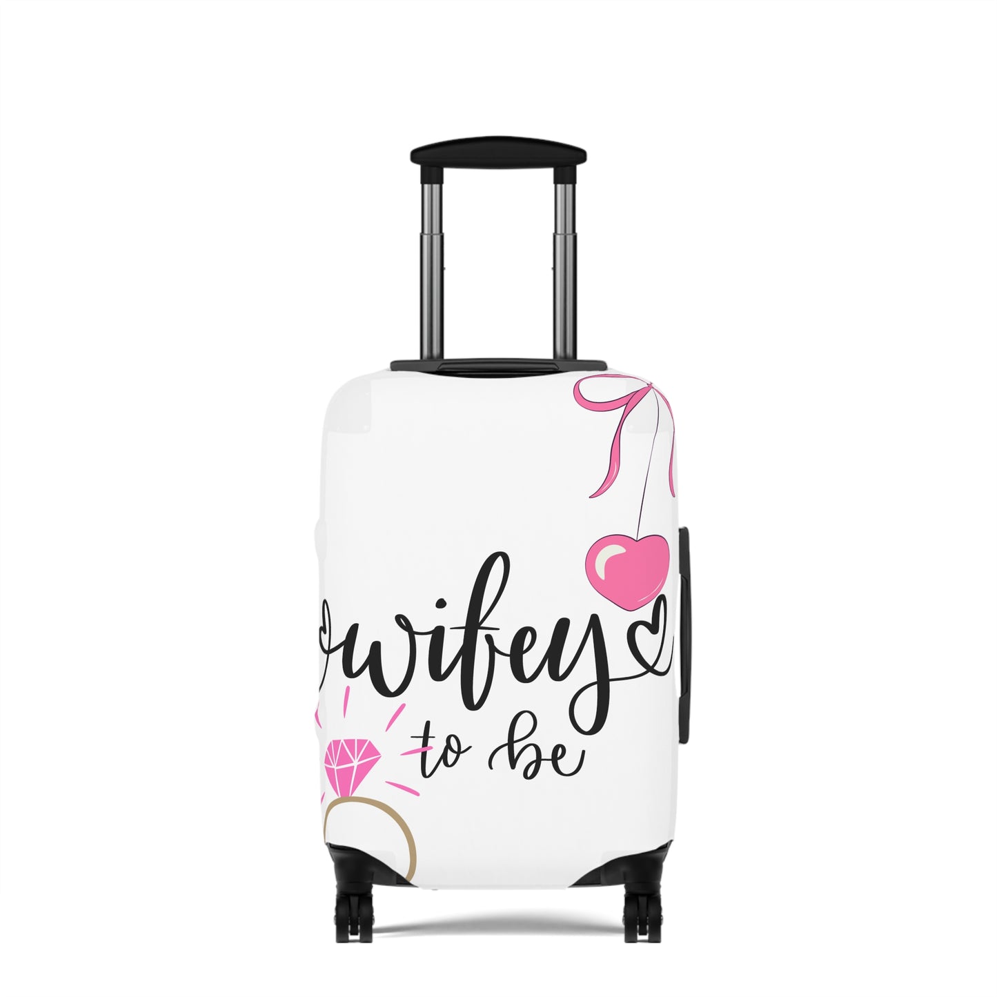 Wifey to Be Luggage Cover - Fun Travel Accessory for Brides-to-Be