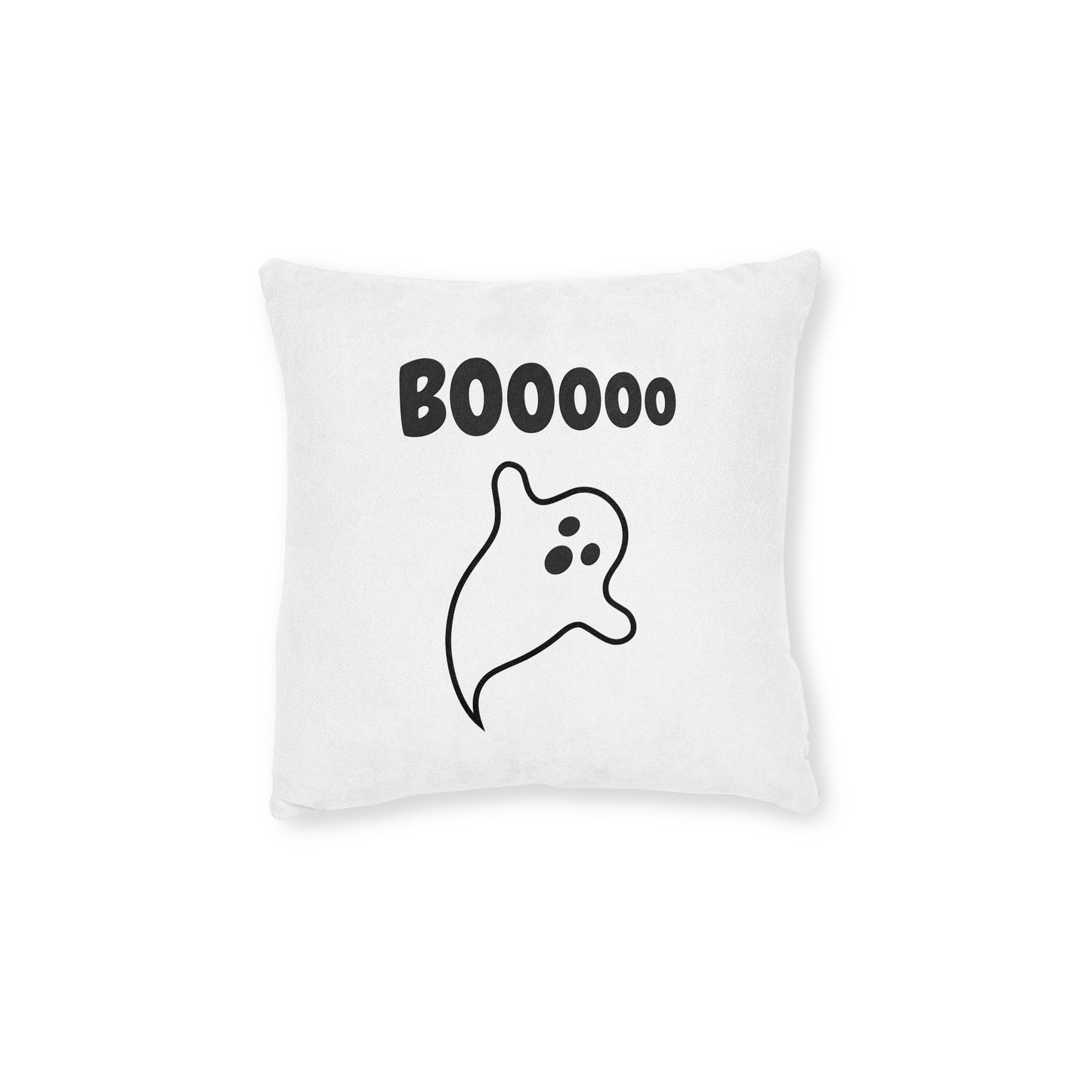 Halloween-Themed Square Pillow, Seasonal Decor, Trick or Treat Cushion, Boo Pillows, Cozy Fall Home Accent, Spooky Gifts