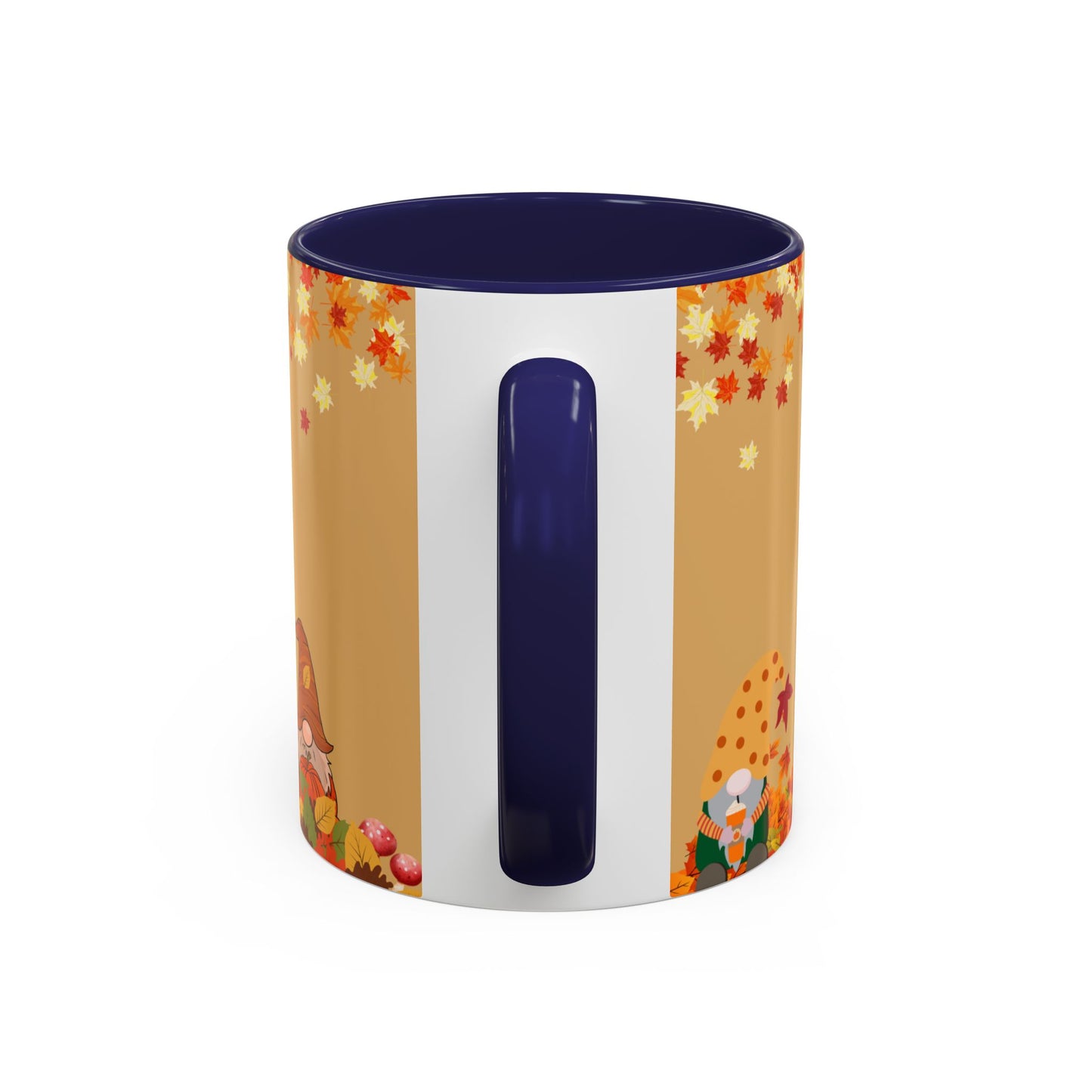 Autumn Accent Coffee Mug - Fall Decor, Seasonal Gift, Thanksgiving, Cozy Hot Beverage Cup, Autumn Vibes