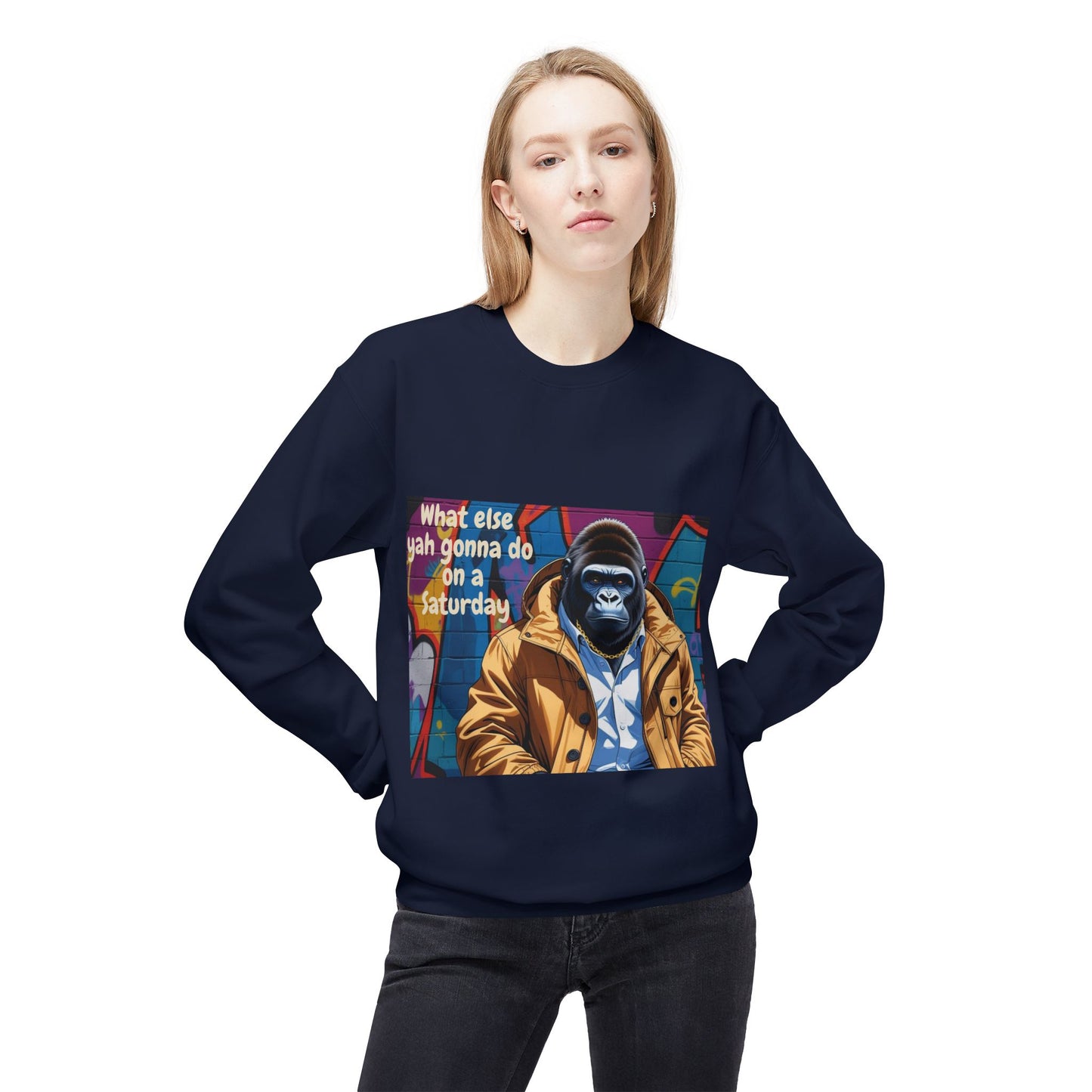 Unisex Midweight Softstyle Fleece Crewneck Sweatshirt