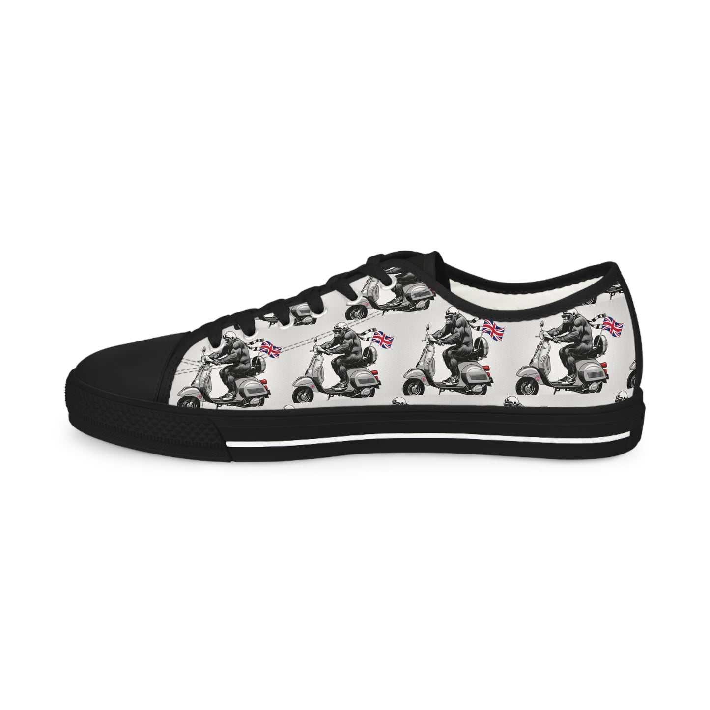 Stylish Men's Low Top Sneakers, Trendy Casual Footwear, Unique Graphic Sneakers, Fashionable Everyday Shoes, Gift for Him