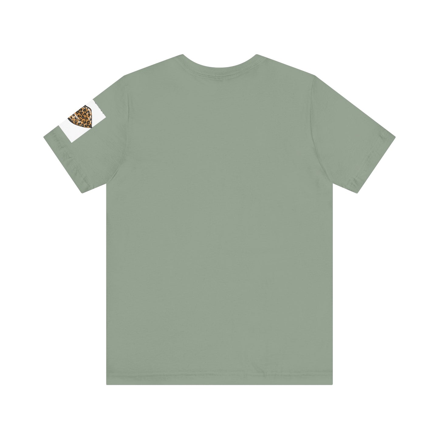 Bonjour Amour Unisex Tee, Cute Fashion T-Shirt, Animal Print Shirt, Gift for Her, Casual Wear