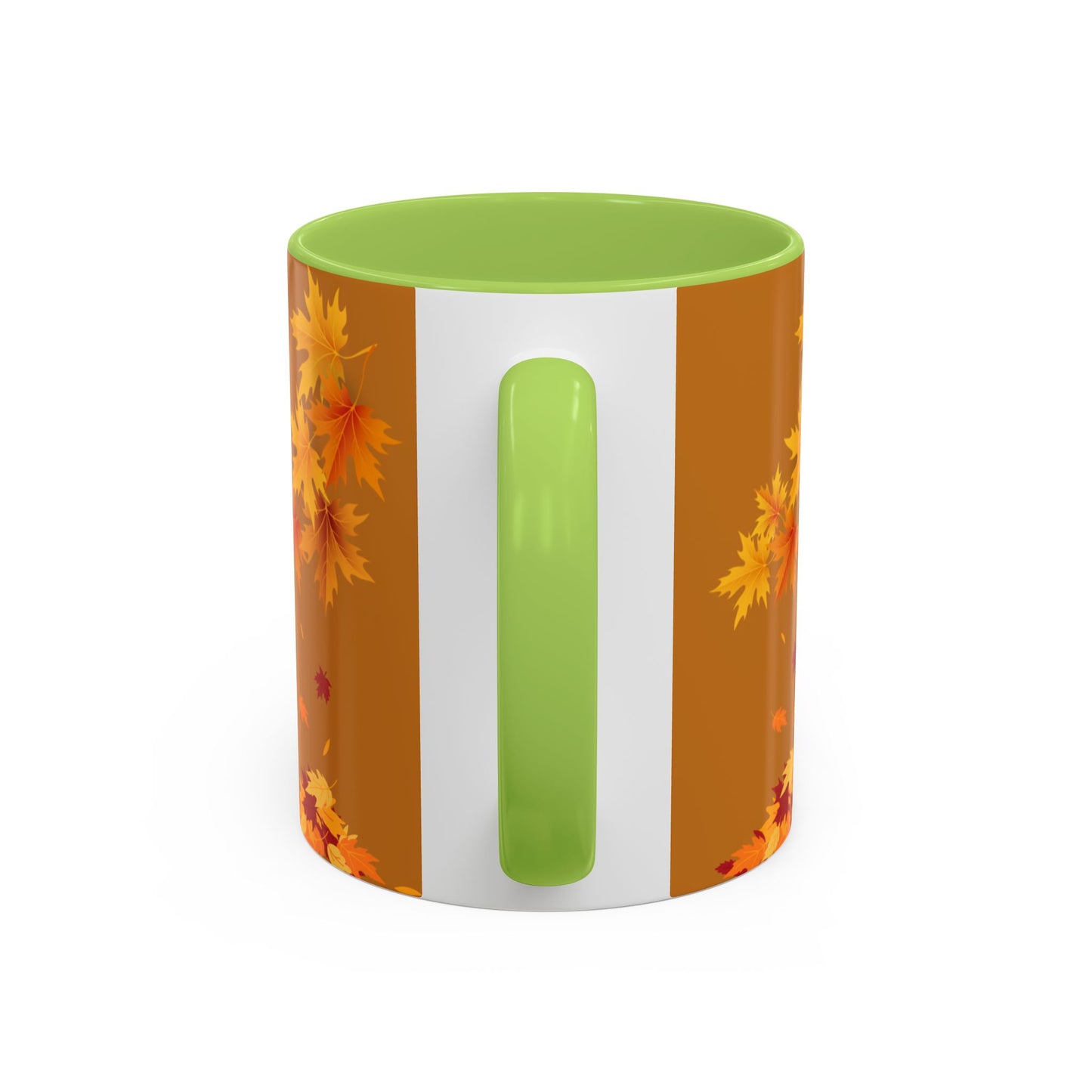 Autumn-Themed Coffee Mug, Cozy Fall Ceramic Mug, Colorful Harvest Cup, Seasonal Drinkware, Thanksgiving Gift