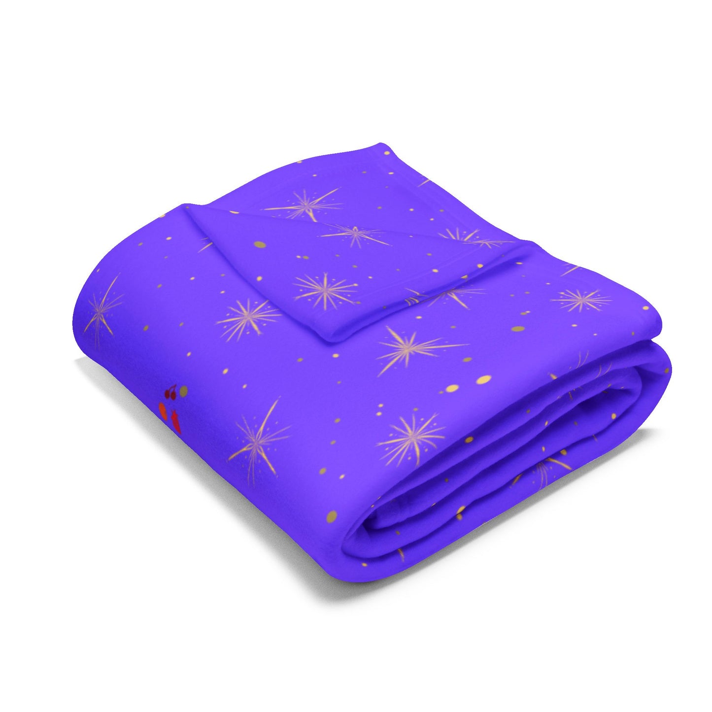 Cozy Holiday Gnome Fleece Blanket, Soft Throw Blanket, Winter Decor, Gift for Christmas, Couch Blanket, Seasonal Home Accessory