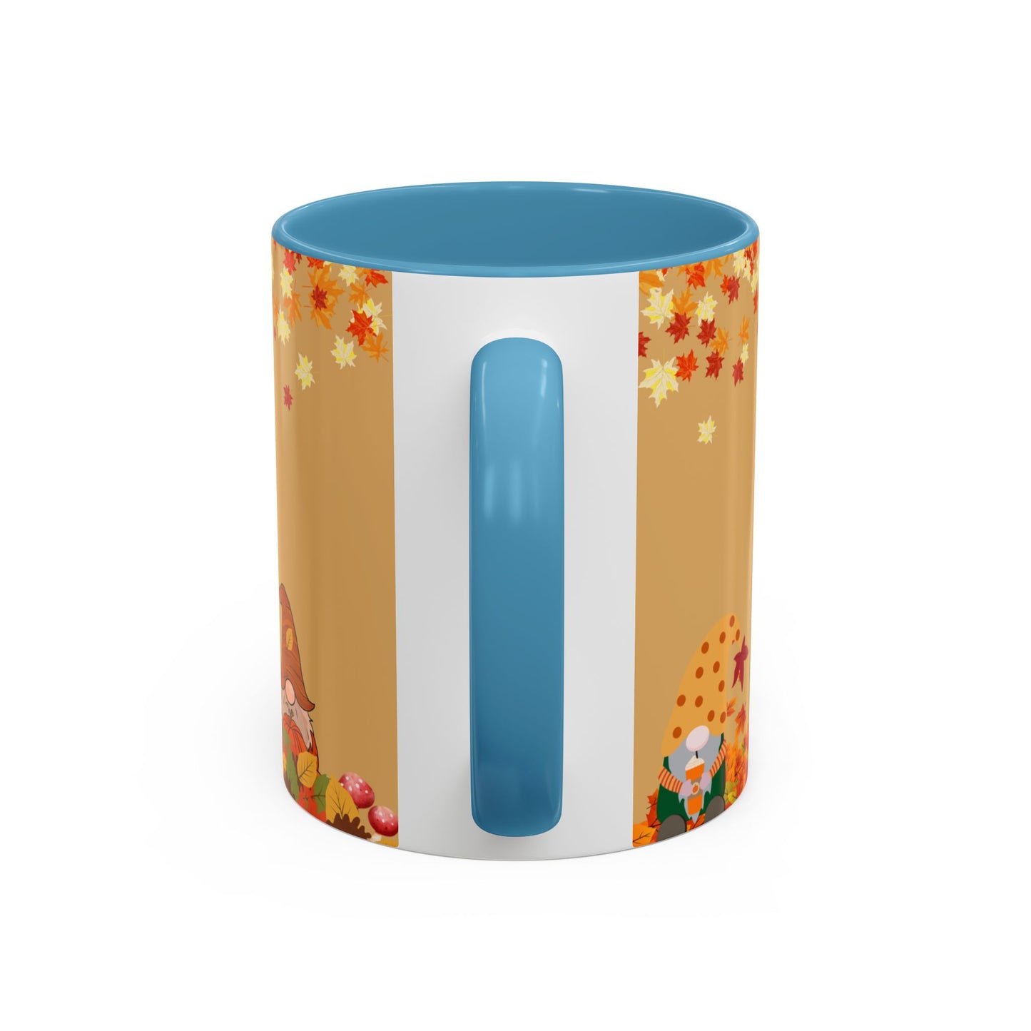 Autumn Accent Coffee Mug - Fall Decor, Seasonal Gift, Thanksgiving, Cozy Hot Beverage Cup, Autumn Vibes
