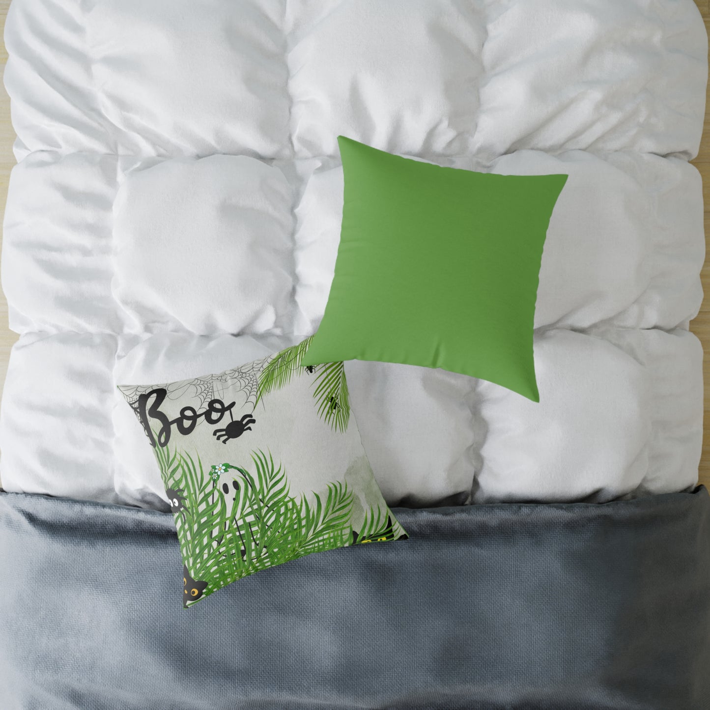 Halloween Themed Pillow, Spooky Decor, Trick or Treat Cushion, Autumn Home Accent, Fun Gift for Kids