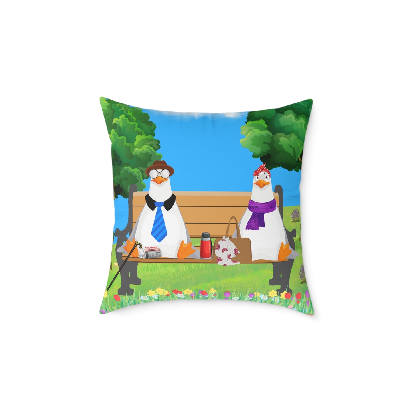 Charming Farm Animal Pillow, Decorative Cushion for Home Decor, Gift for Farm Lovers, Cute Animal Artwork, Cozy Living Room Accent