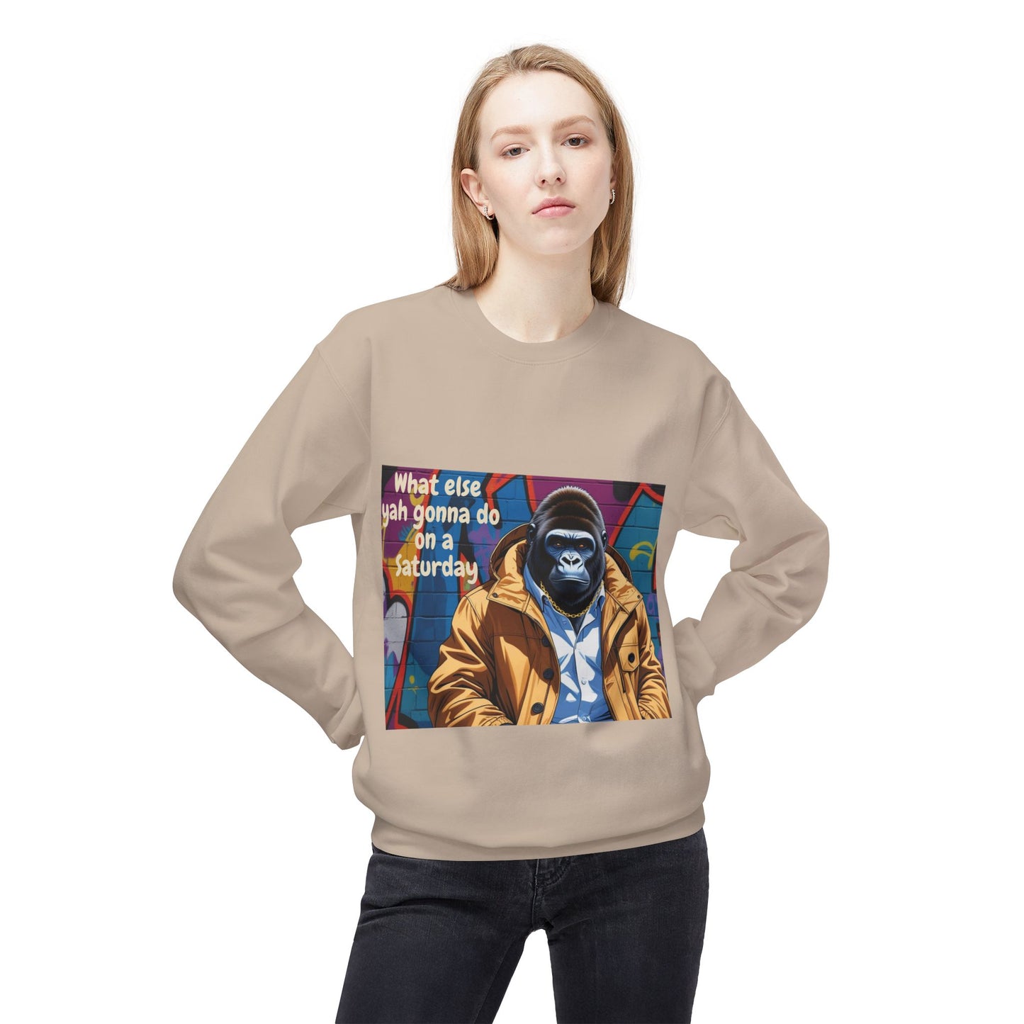 Unisex Midweight Softstyle Fleece Crewneck Sweatshirt