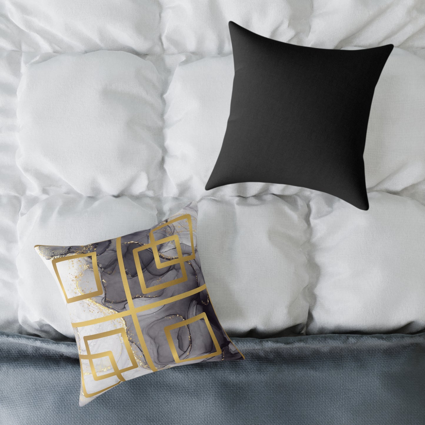 Elegant Geometric Canvas Pillow | Modern Decor, Sofa Cushion, Gift for Home, Interior Design, Minimalist Style