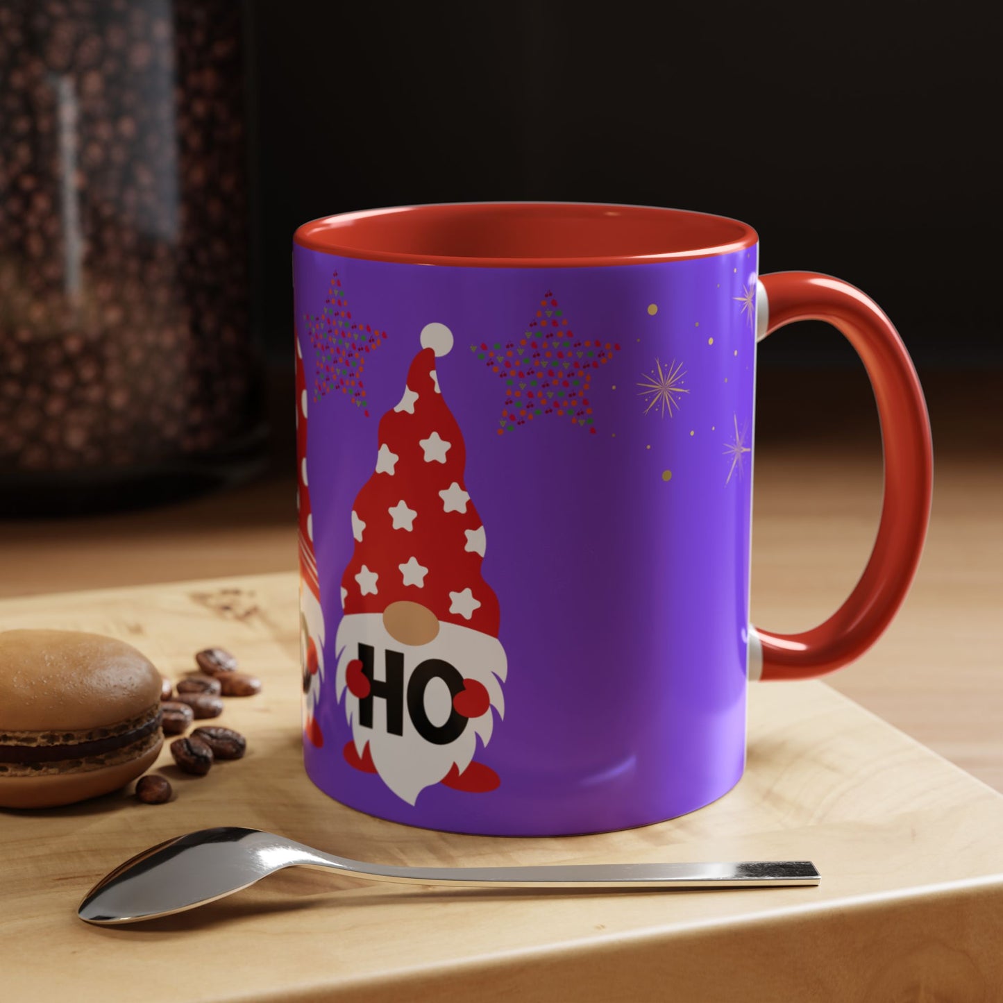 Festive Gnome Coffee Mug - Holiday Gift, Cute Ceramic Mug, Seasonal Beverage, Christmas Decor, Gnome Lovers Gift