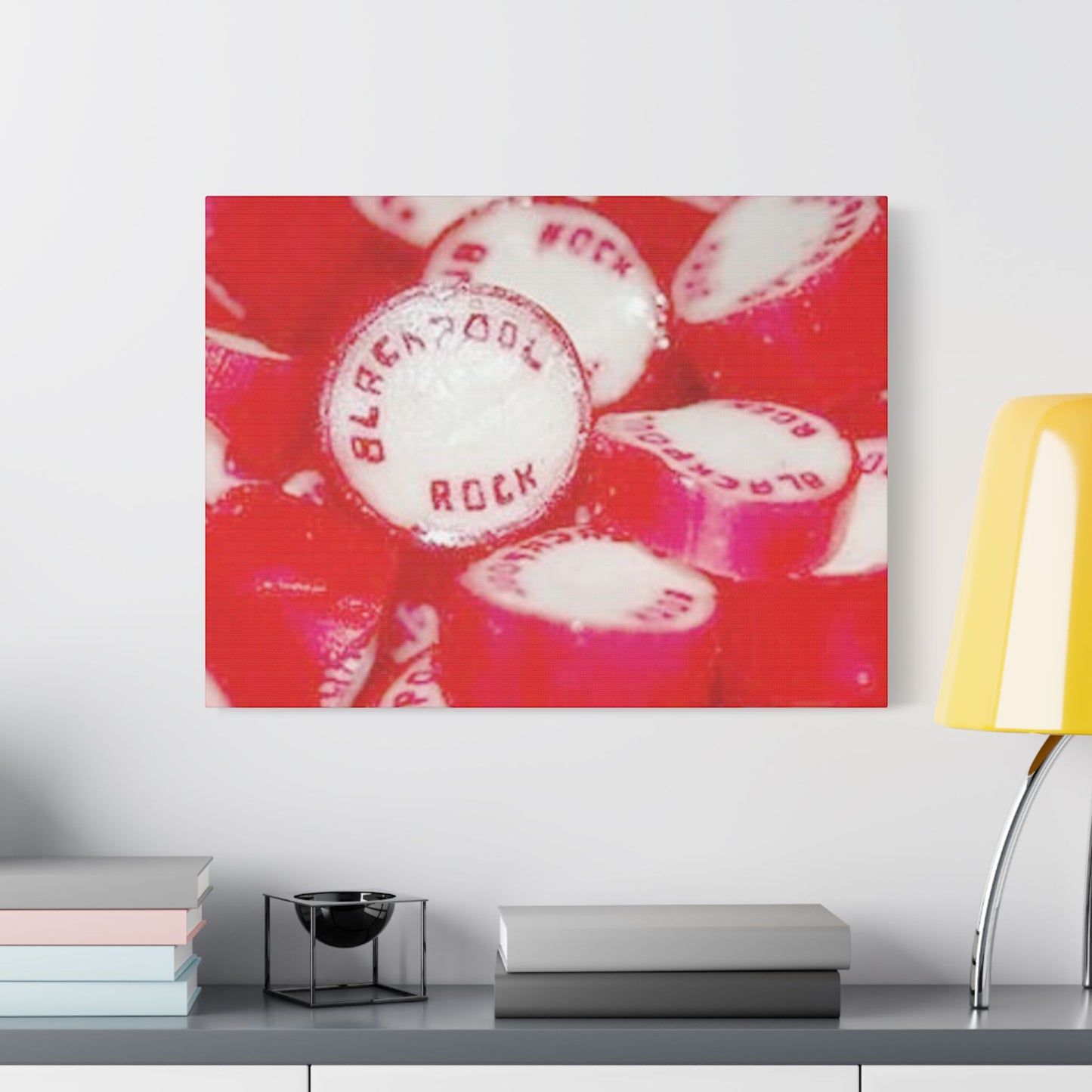 Bright and Playful Stretched Canvas Art, Beach House Decor, Fun Wall Art, Gift for Beach Lovers, Vibrant Home Decor