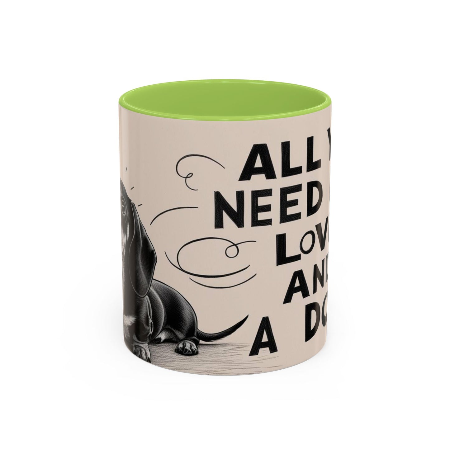 All You Need is Love and a Dog Coffee Mug - Cute Pet Lover Mug
