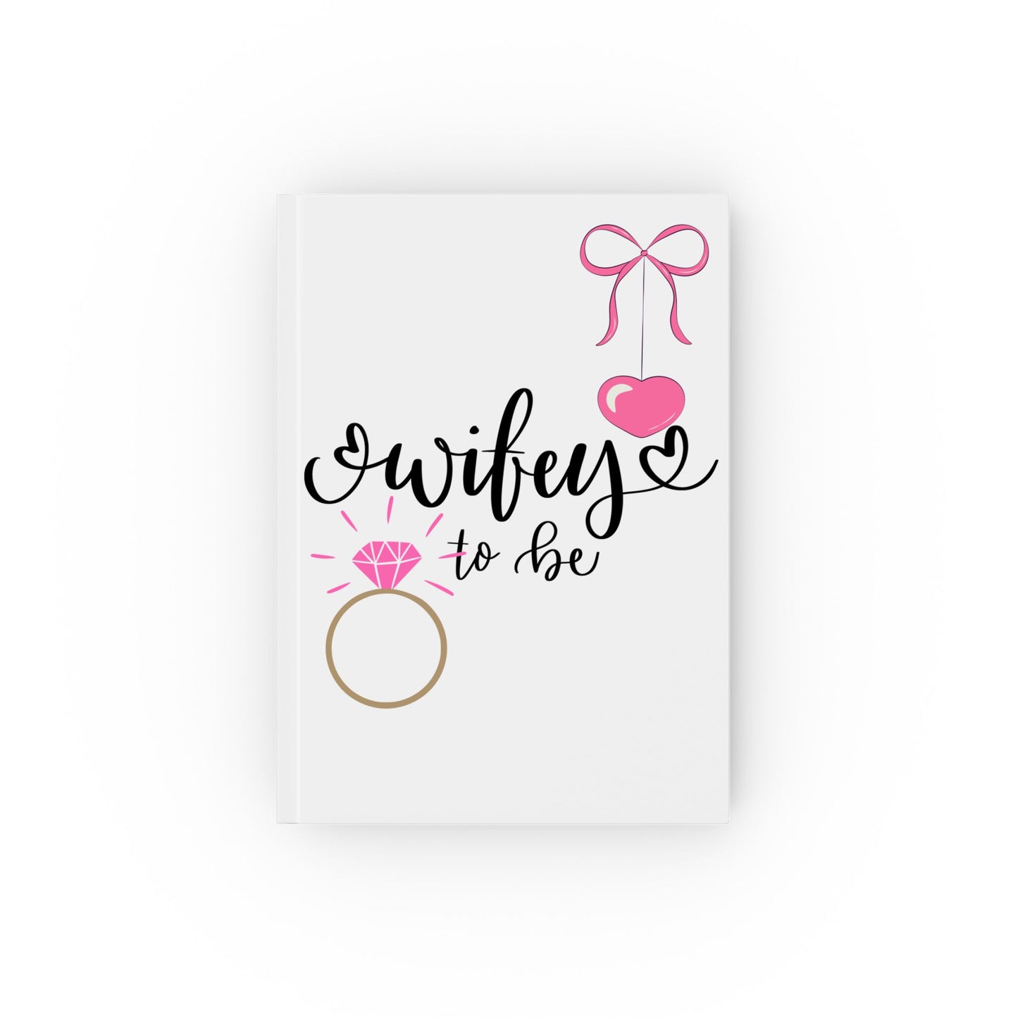 Wifey to Be Journal, Engagement Gift, Bridal Shower Journal, Wedding Planning Notebook, Bride-to-Be Diary