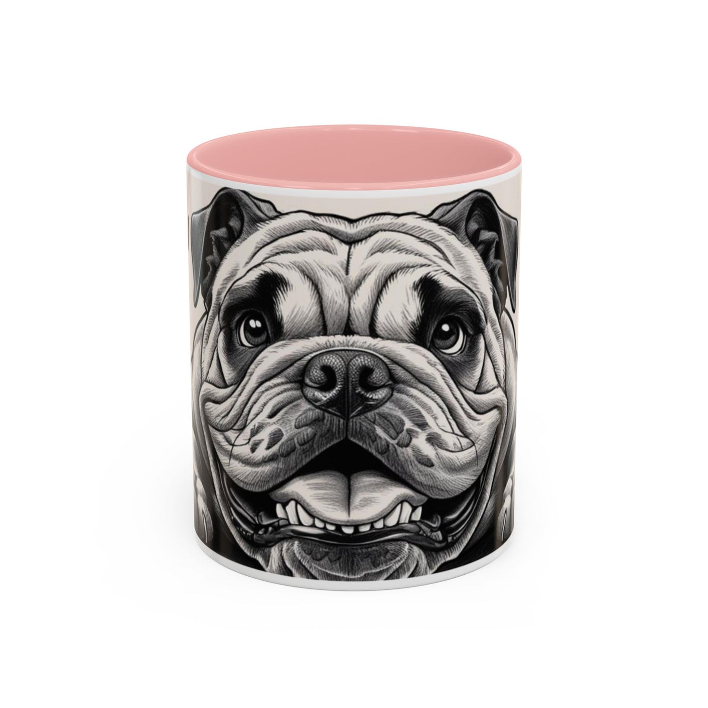 Cute Bulldog Coffee Mug - Accent Your Morning with Adorable Pet Art