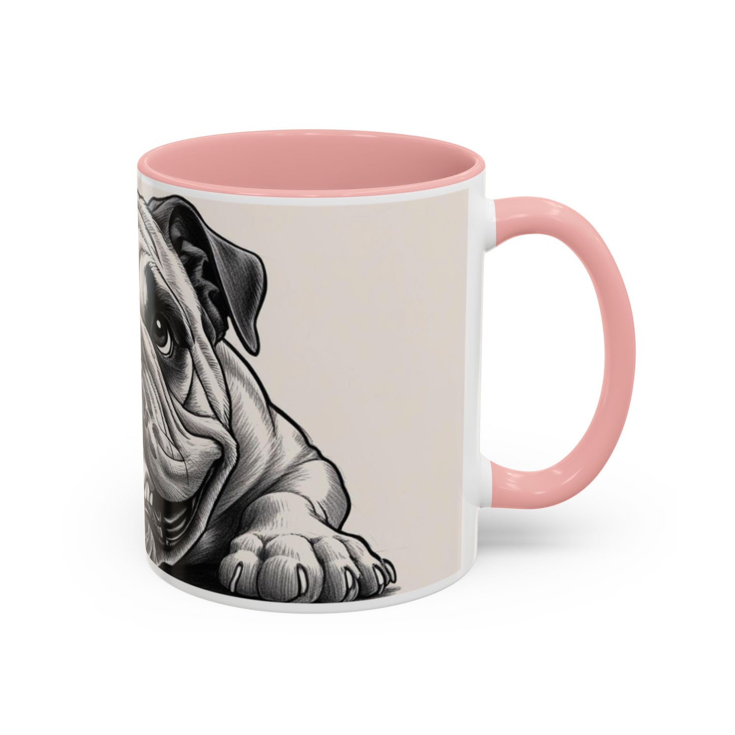 Cute Bulldog Coffee Mug - Accent Your Morning with Adorable Pet Art