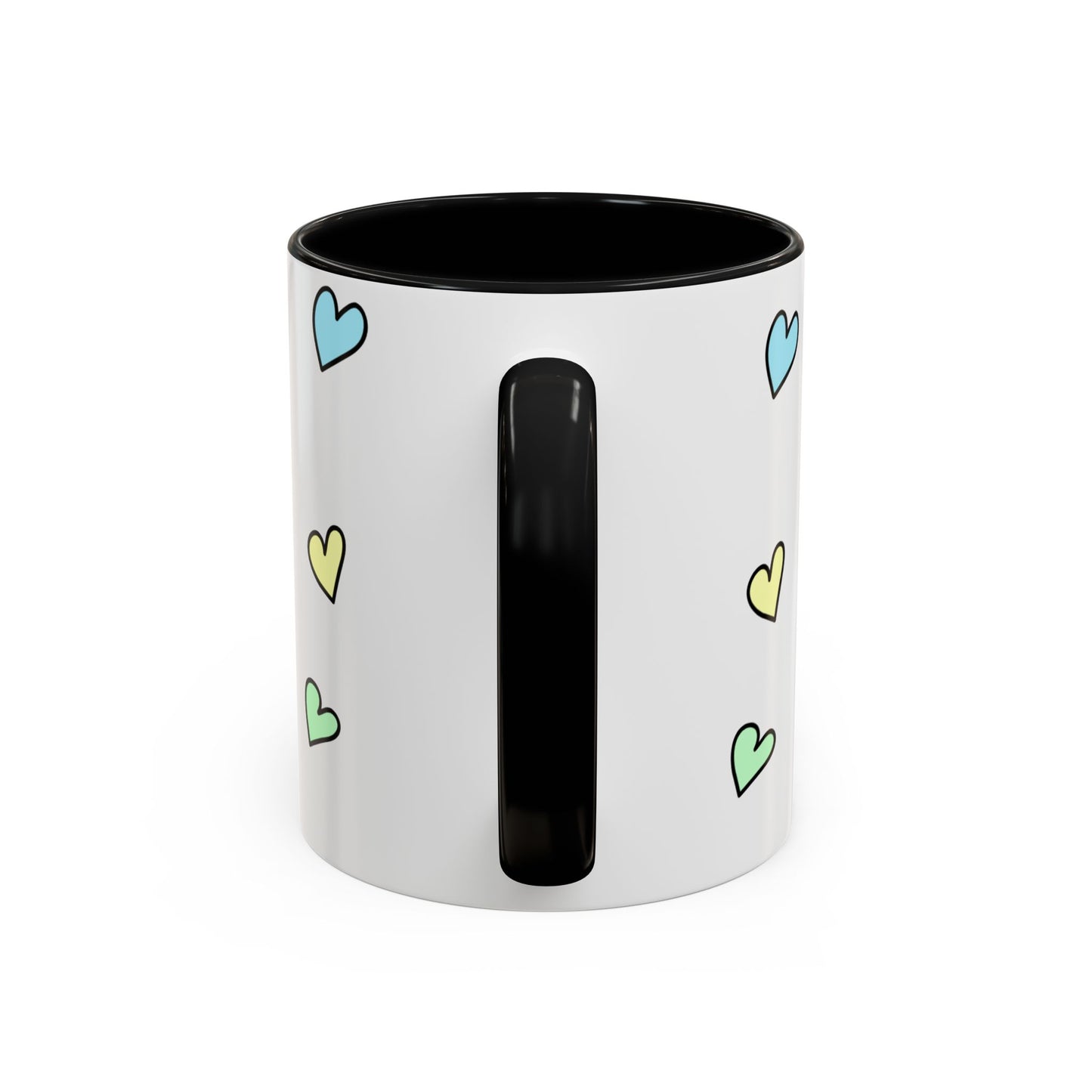 Heartfelt Miss You Accent Coffee Mug, Cute Gift for Friends, Personalized Coffee Cup, Thoughtful Gift for Loved Ones, Cheerful Home Decor