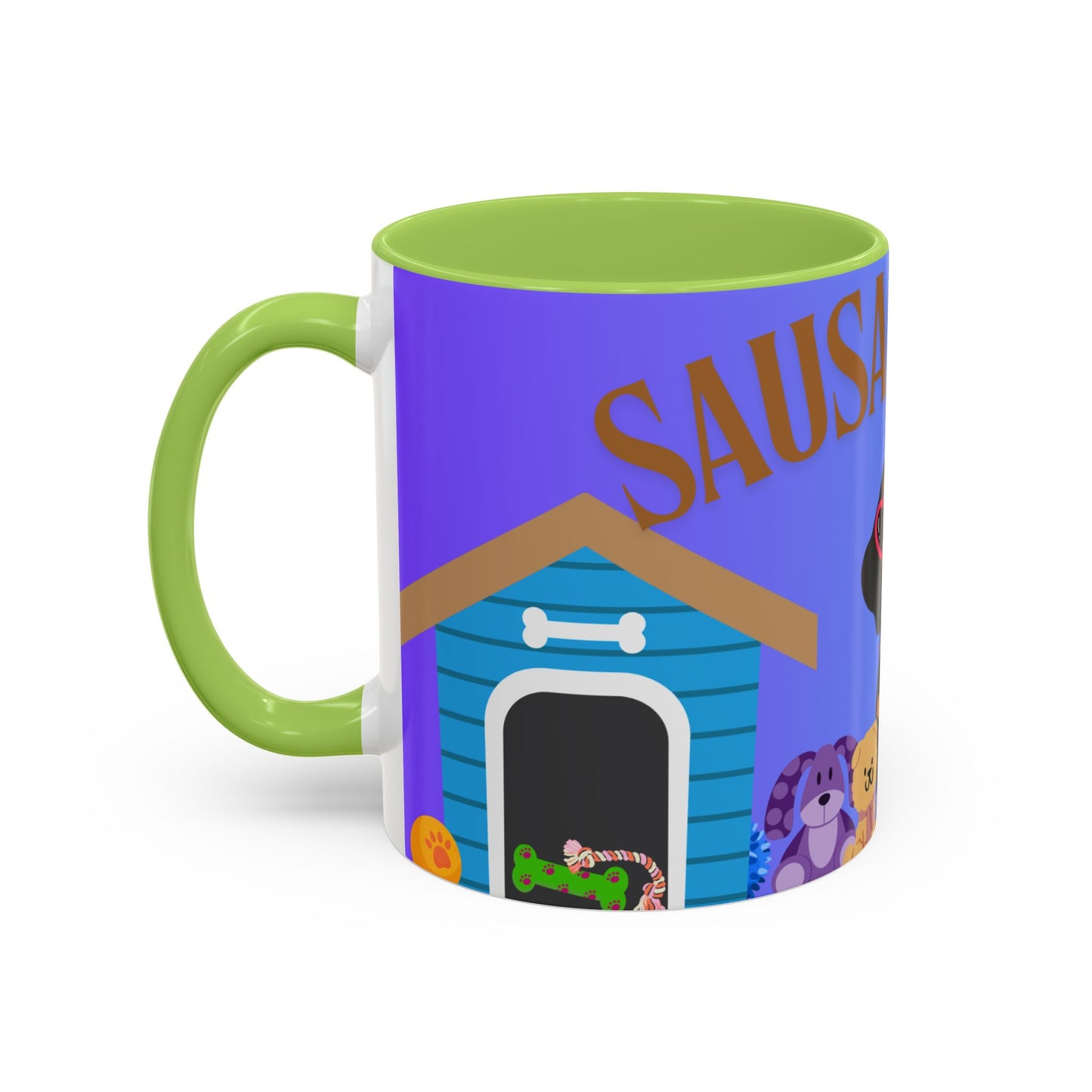 Whimsical Dog-Themed Coffee Mug, Cute Dog Mug, Gifts for Dog Lovers, Pet Owner Mug, Fun Canine Mug, Sausage Dog Coffee Cup